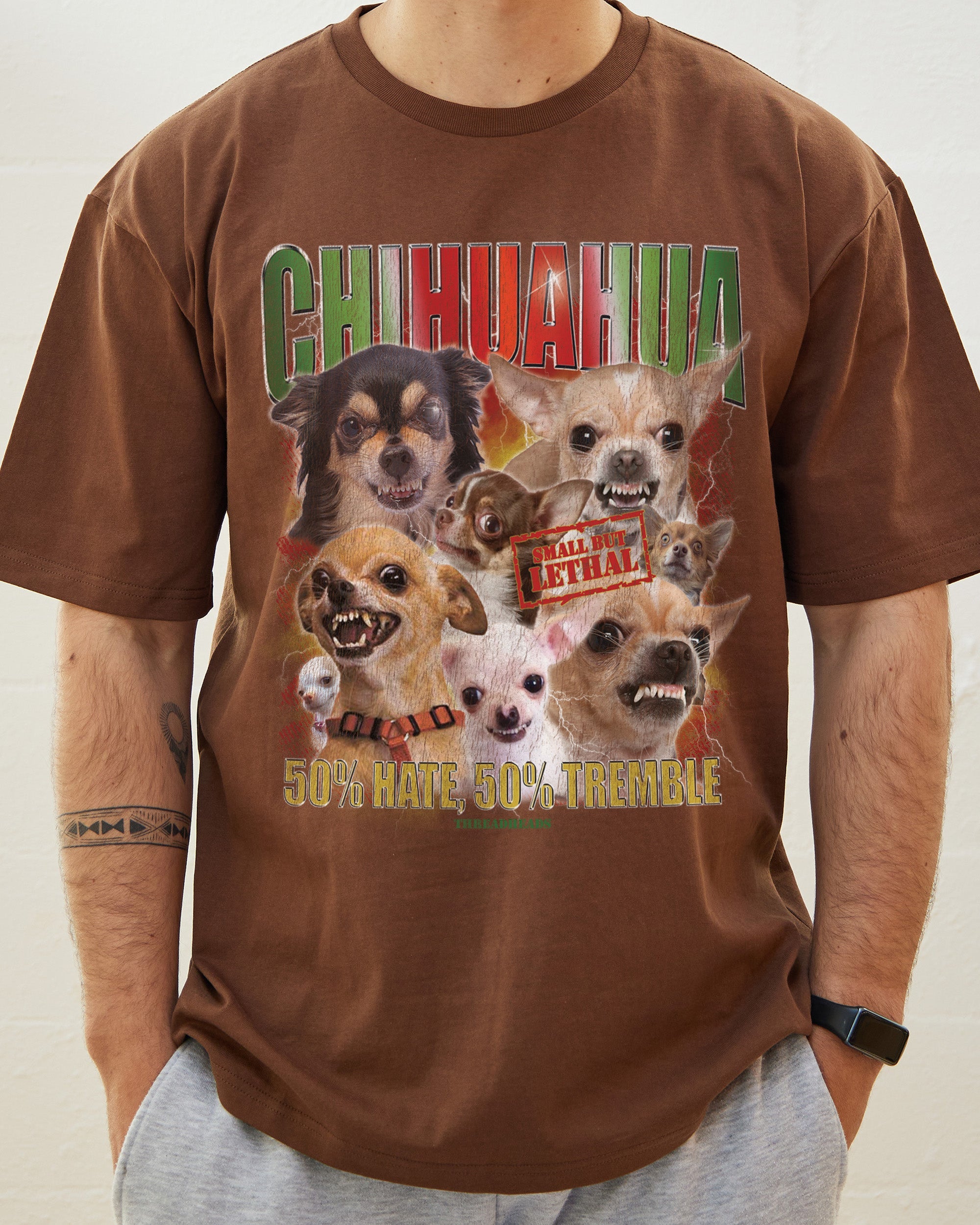 The Chihuahua T-Shirt, Vintage Distressed T-Shirt