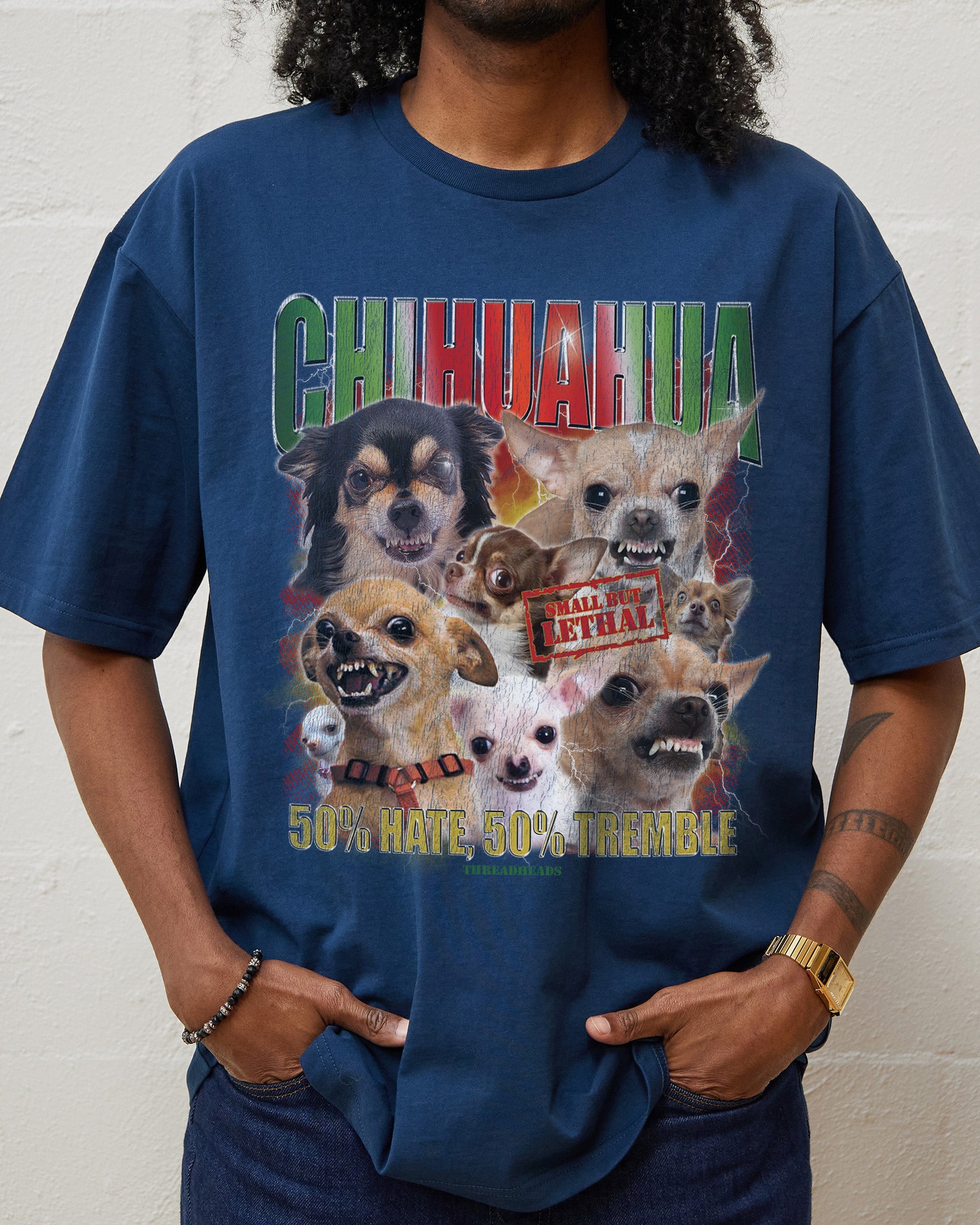 The Chihuahua T-Shirt Australia Online Navy