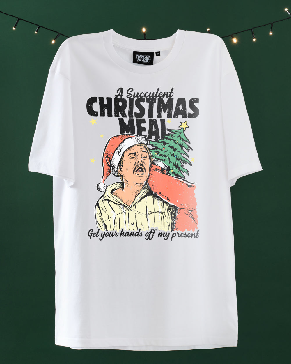 Succulent Chinese Christmas T-Shirt Australia Online White