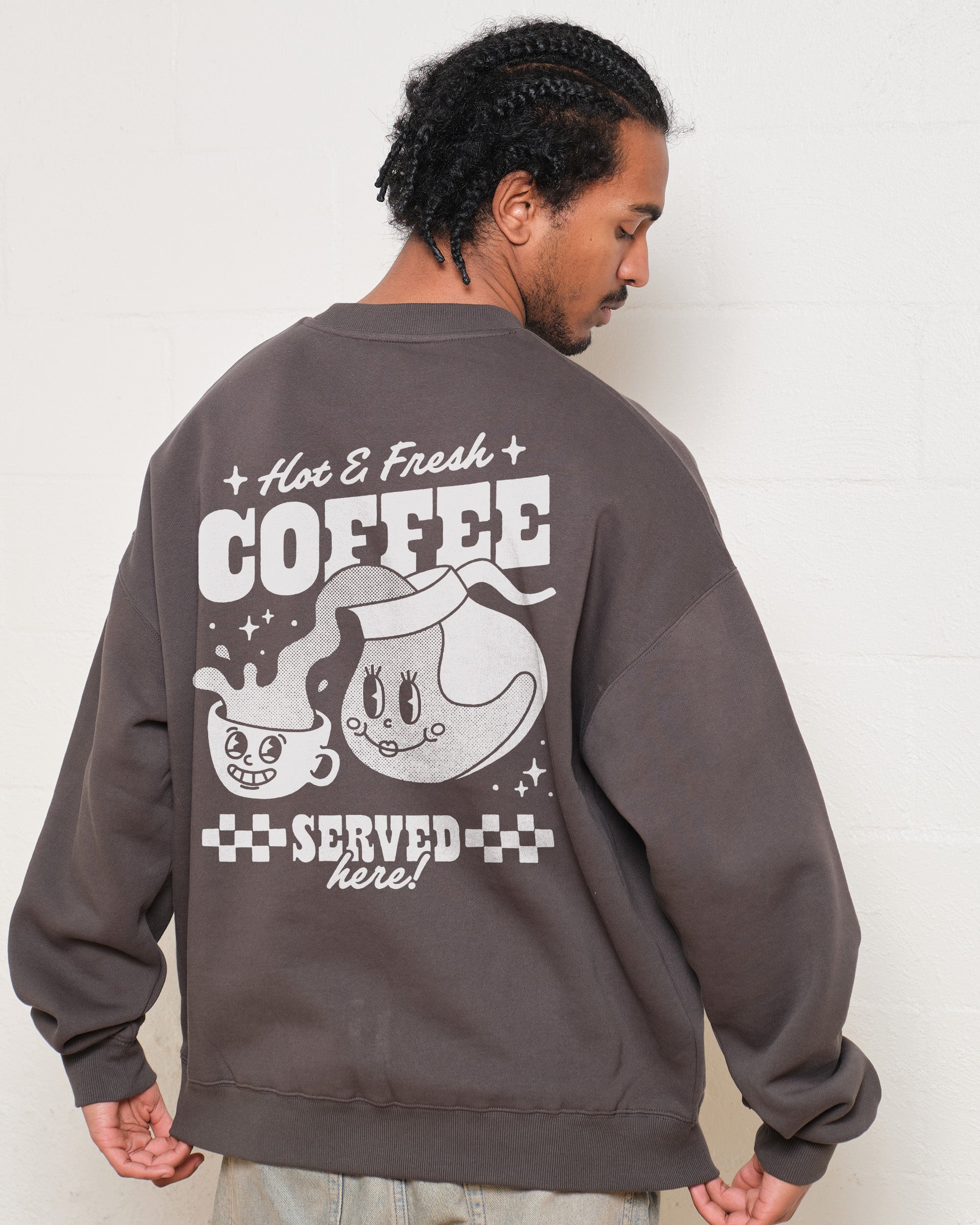 Hot & Fresh Coffee Sweatshirt Australia Online