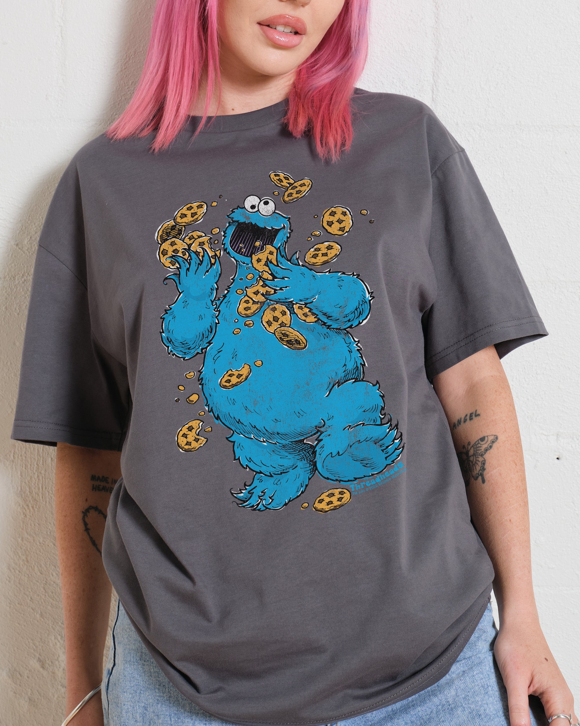 Cookie Monster Om Nom Nom T-Shirt