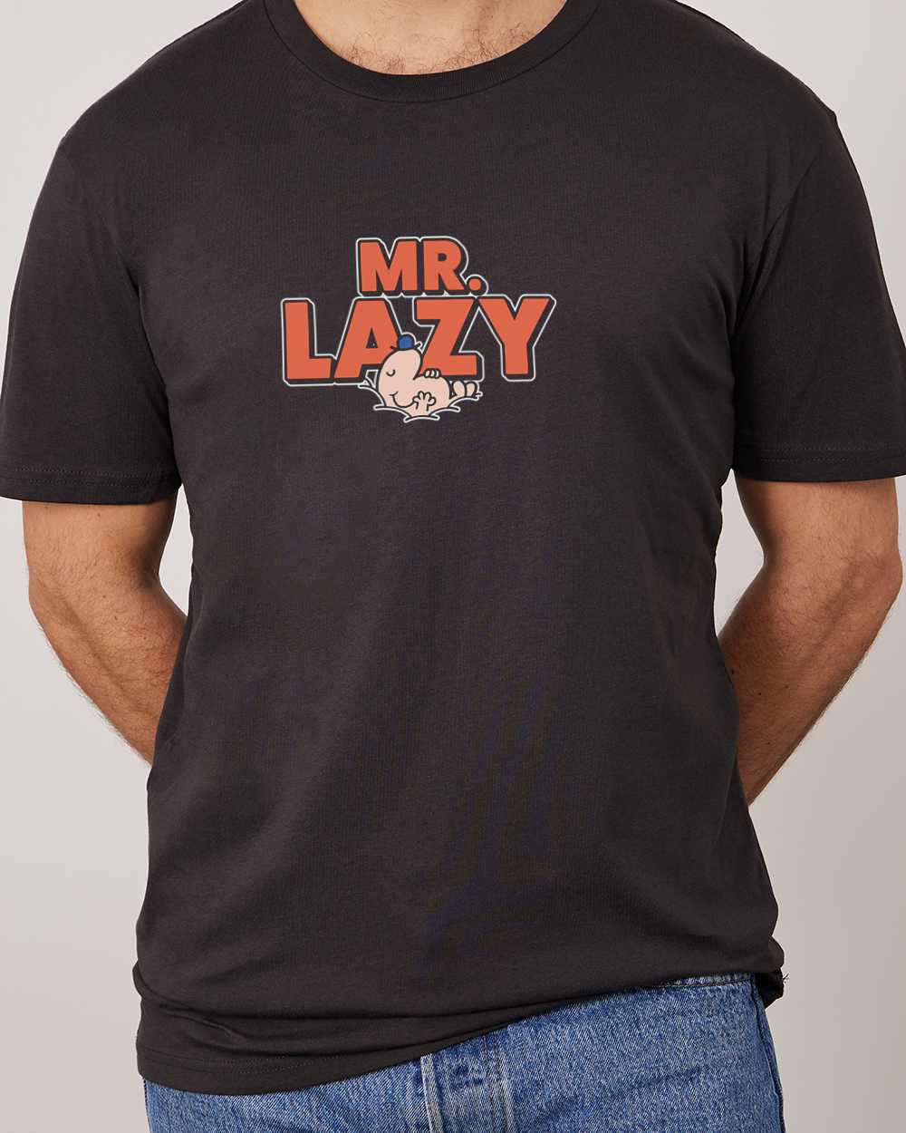 Mr. Lazy T-Shirt Australia Online #colour_coal