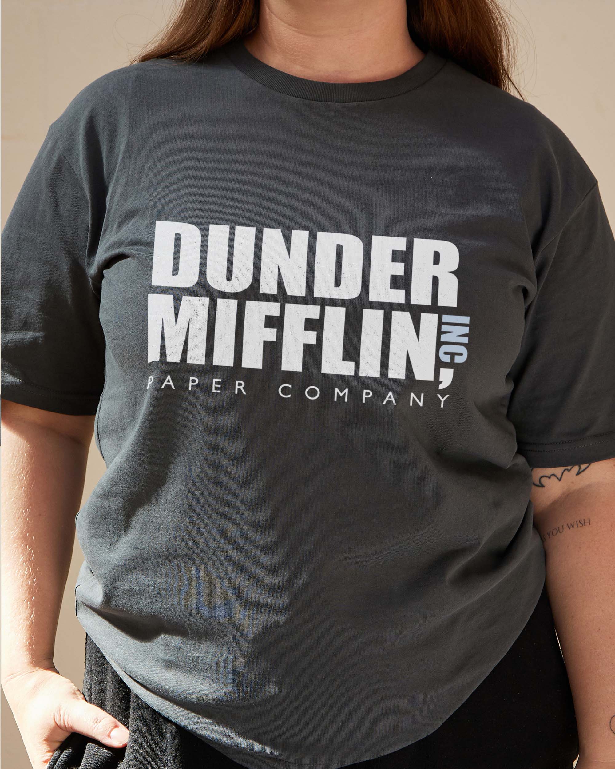 Dunder Mifflin T-Shirt Australia Online Charcoal