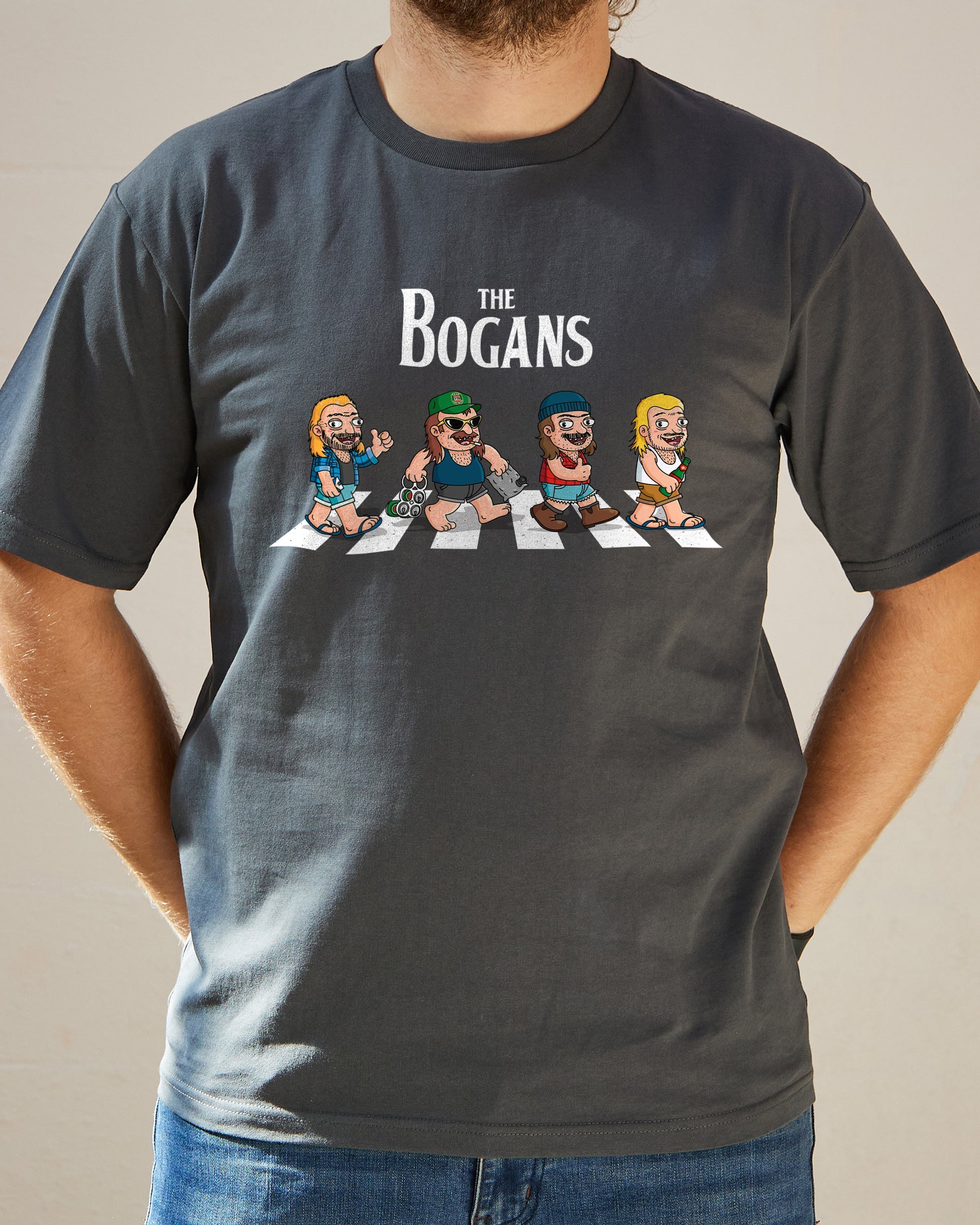 Bogan Abbey Road T-Shirt Australia Online Coal