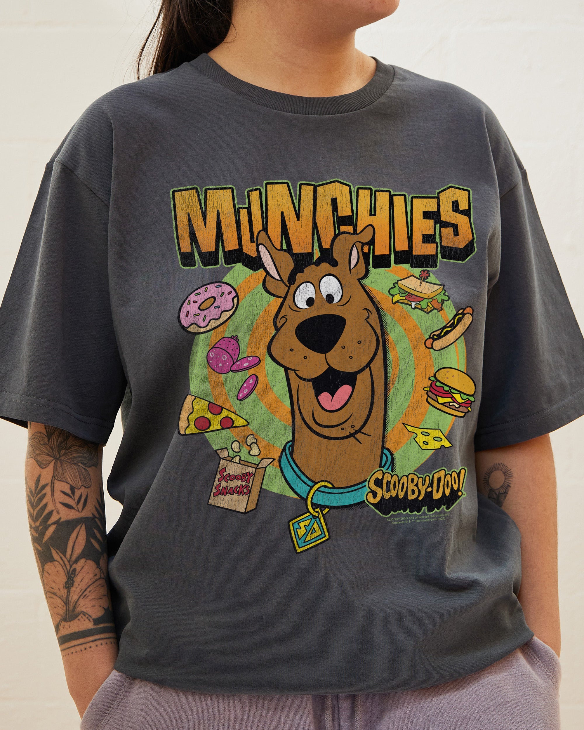 Munchies T-Shirt Australia Online Charcoal