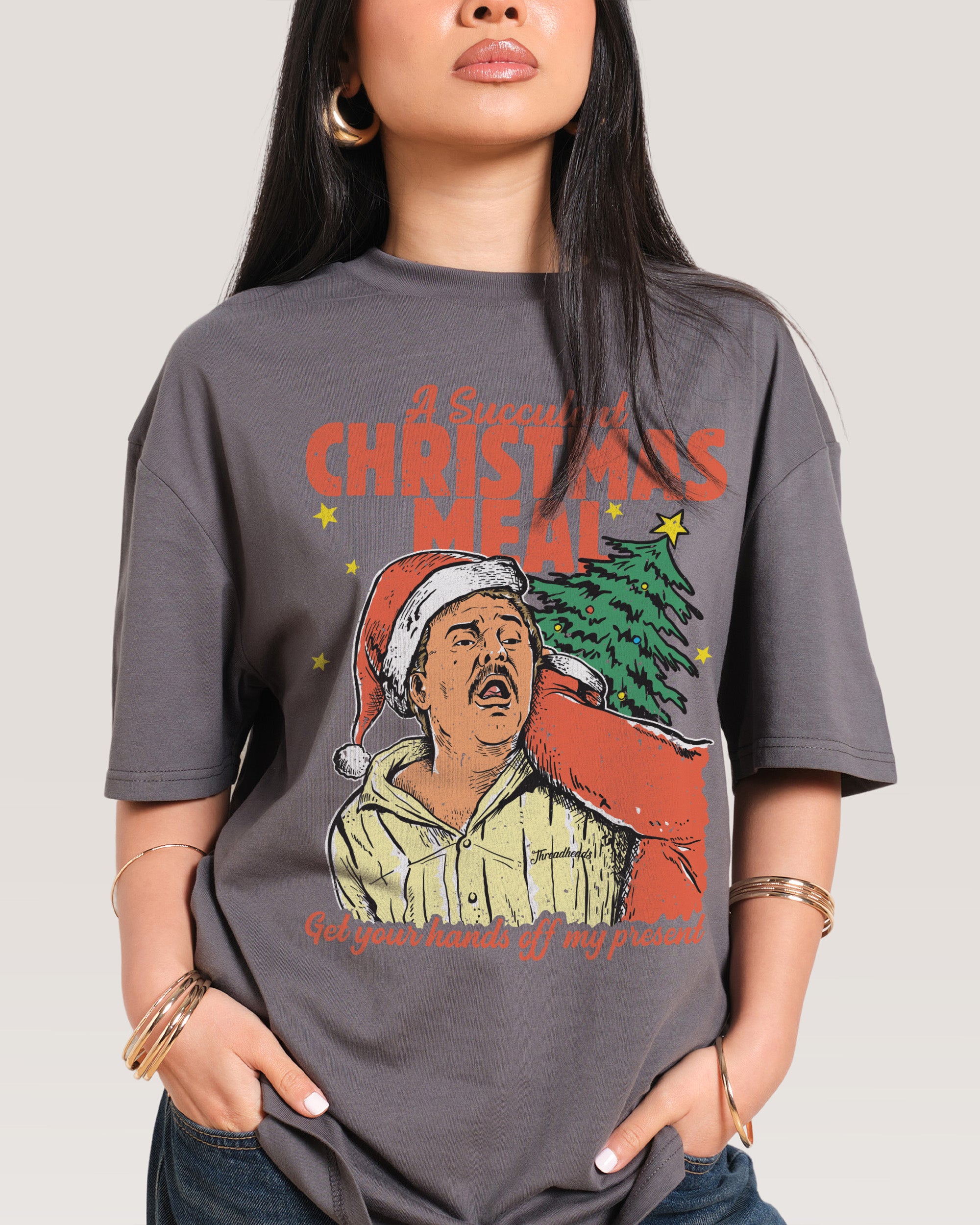 Mサイズ GDC × THE SUCCULENTIST Tシャツ Succulent Chinese Christmas T-Shirt | Funny Christmas T-Shirt USA