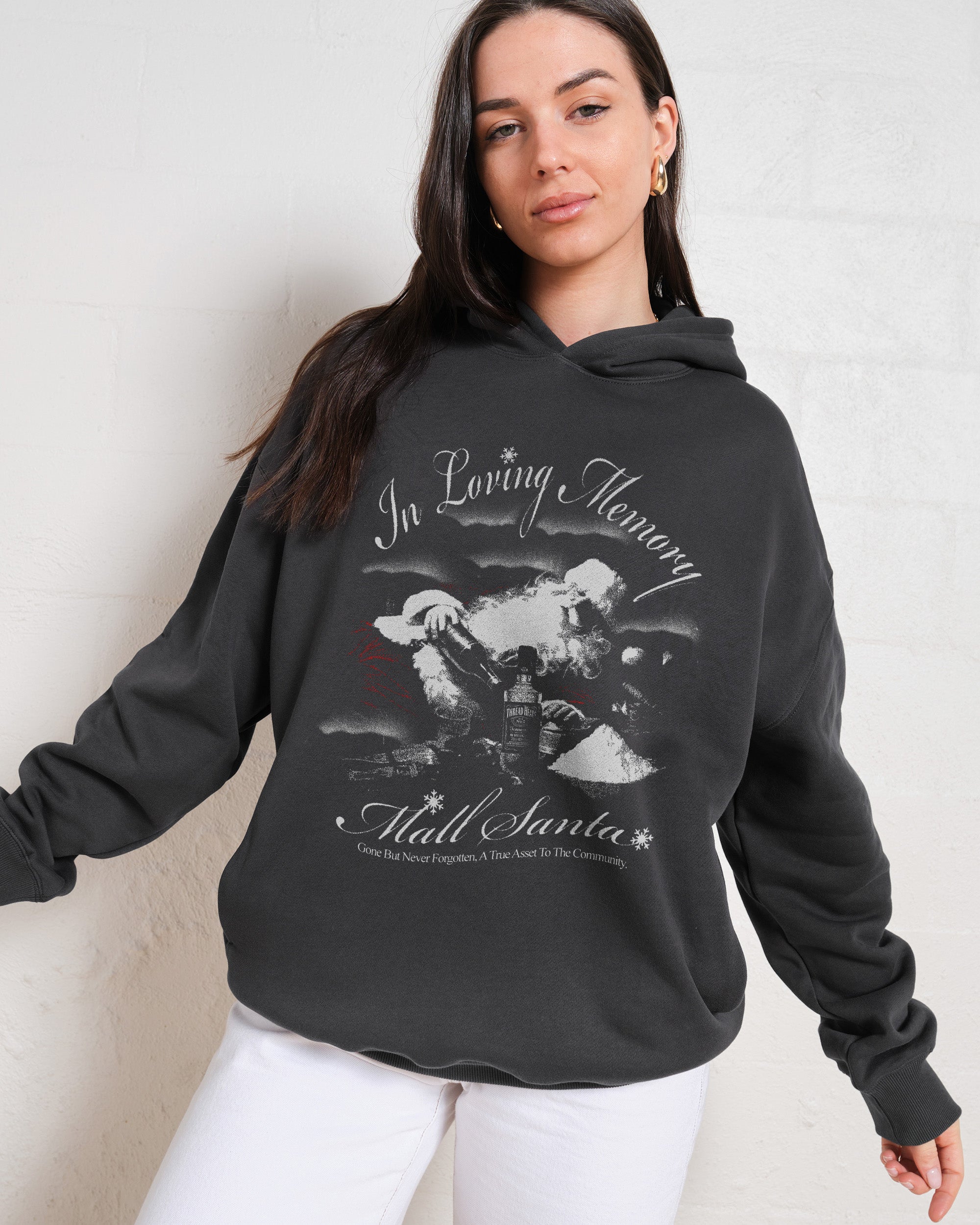 Mall Santa In Loving Memory Hoodie