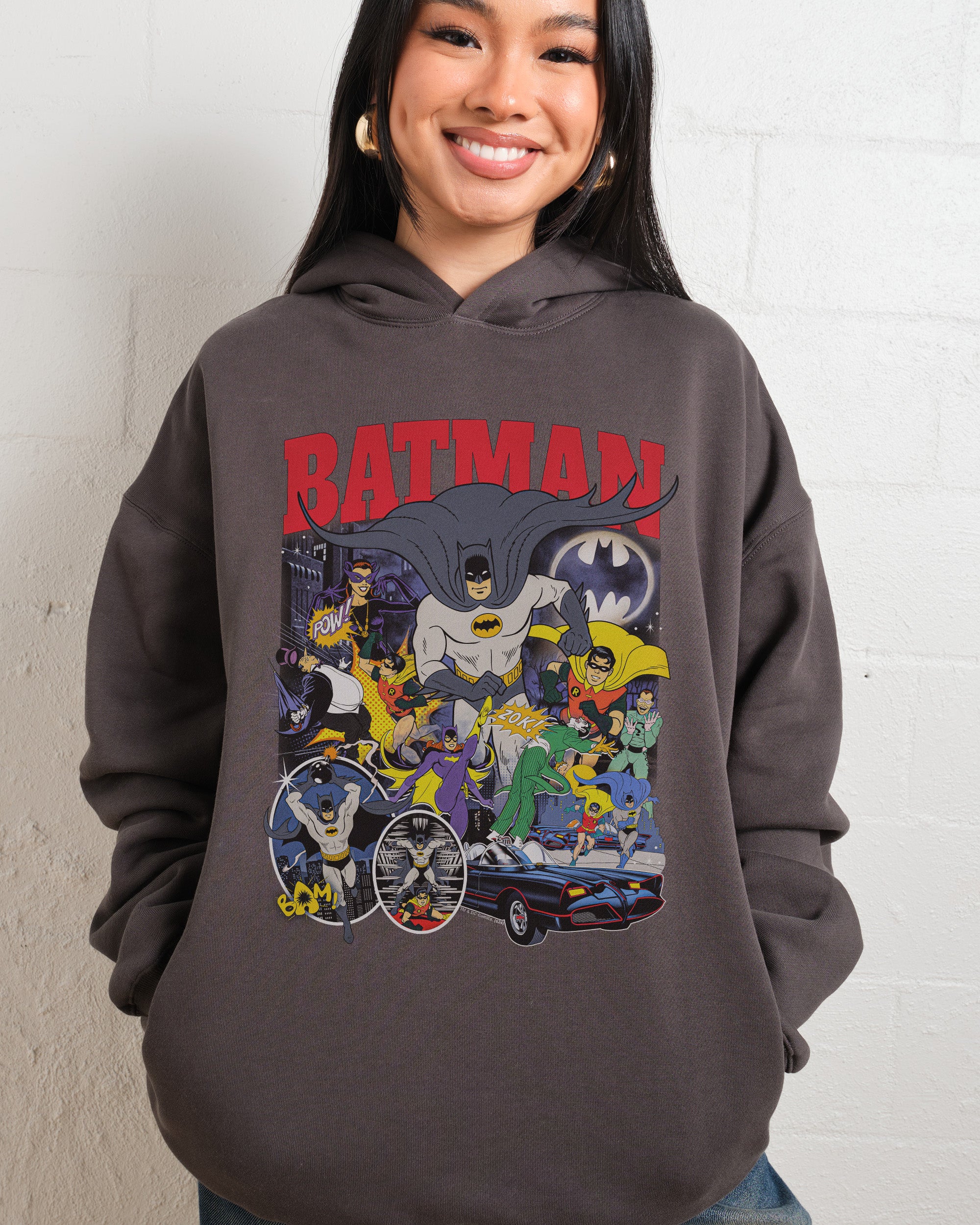 Batman Animated Vintage Hoodie Australia Online