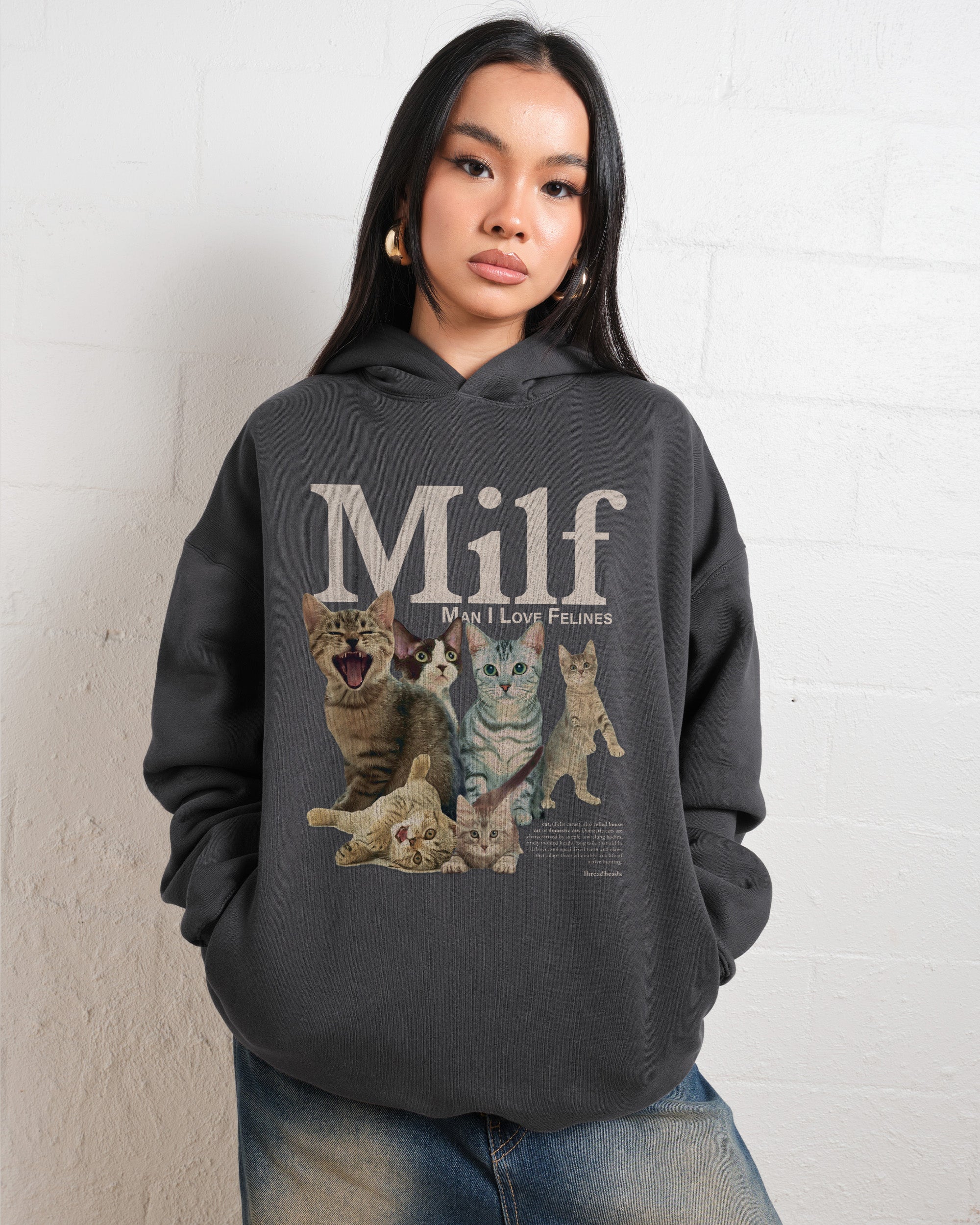 Man I Love Felines Hoodie