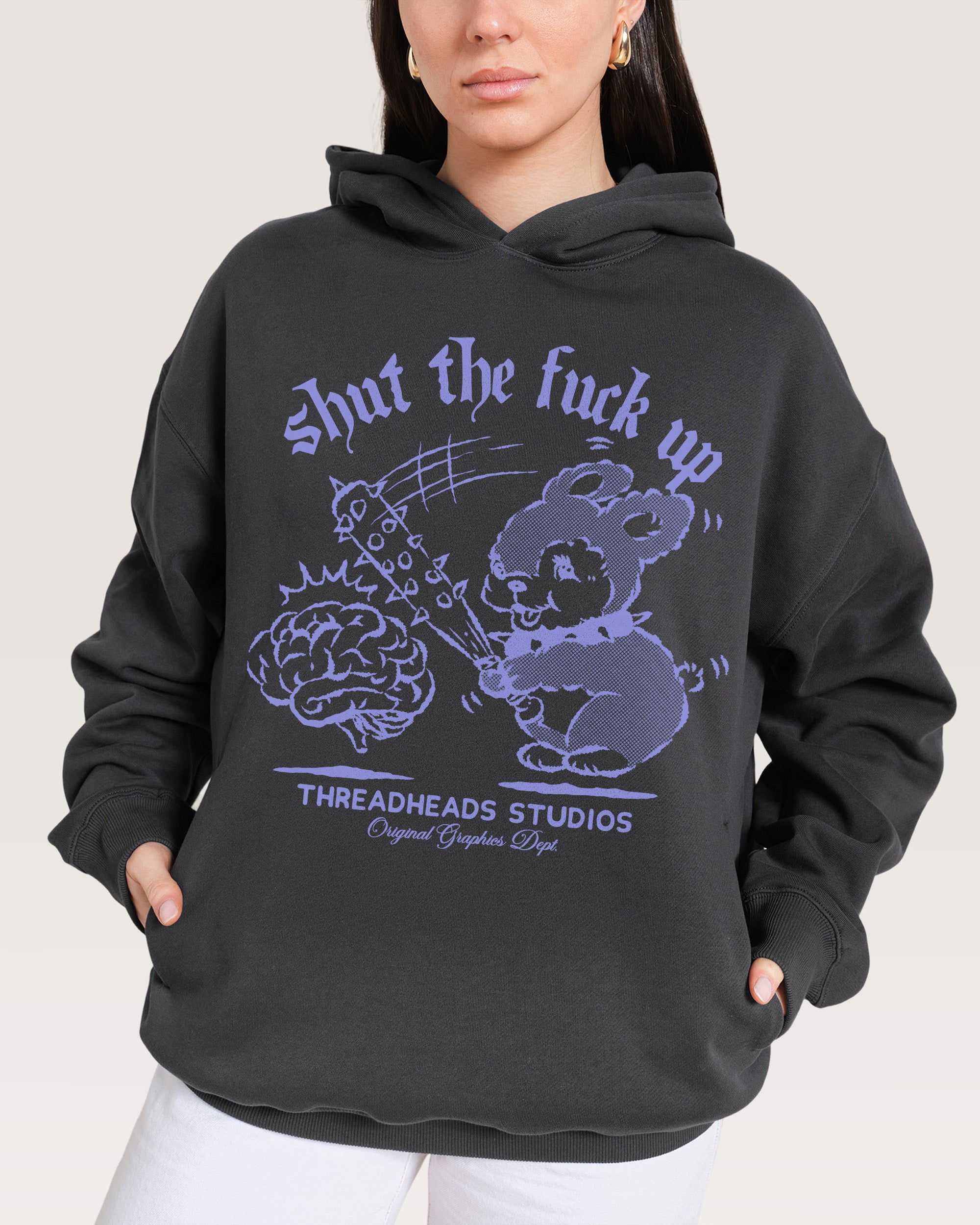 Shut the F Up Hoodie Australia Threadheads Online