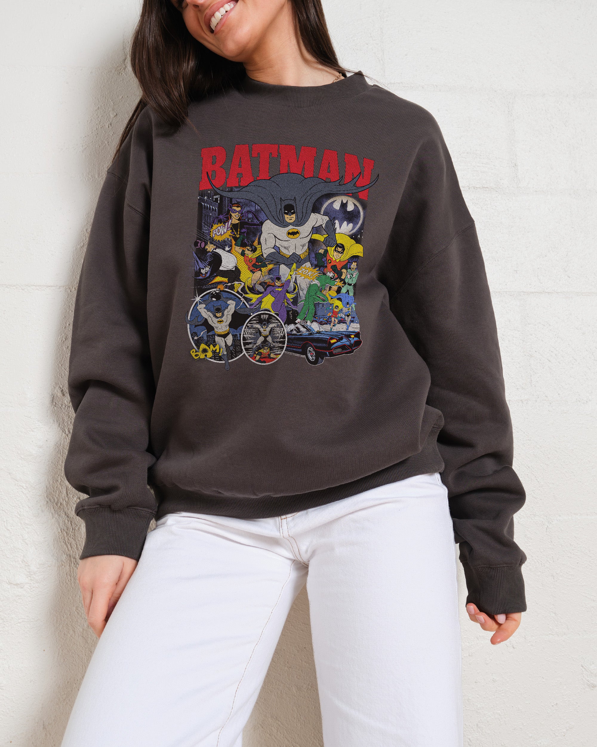 Batman Animated Vintage Sweatshirt Australia Online