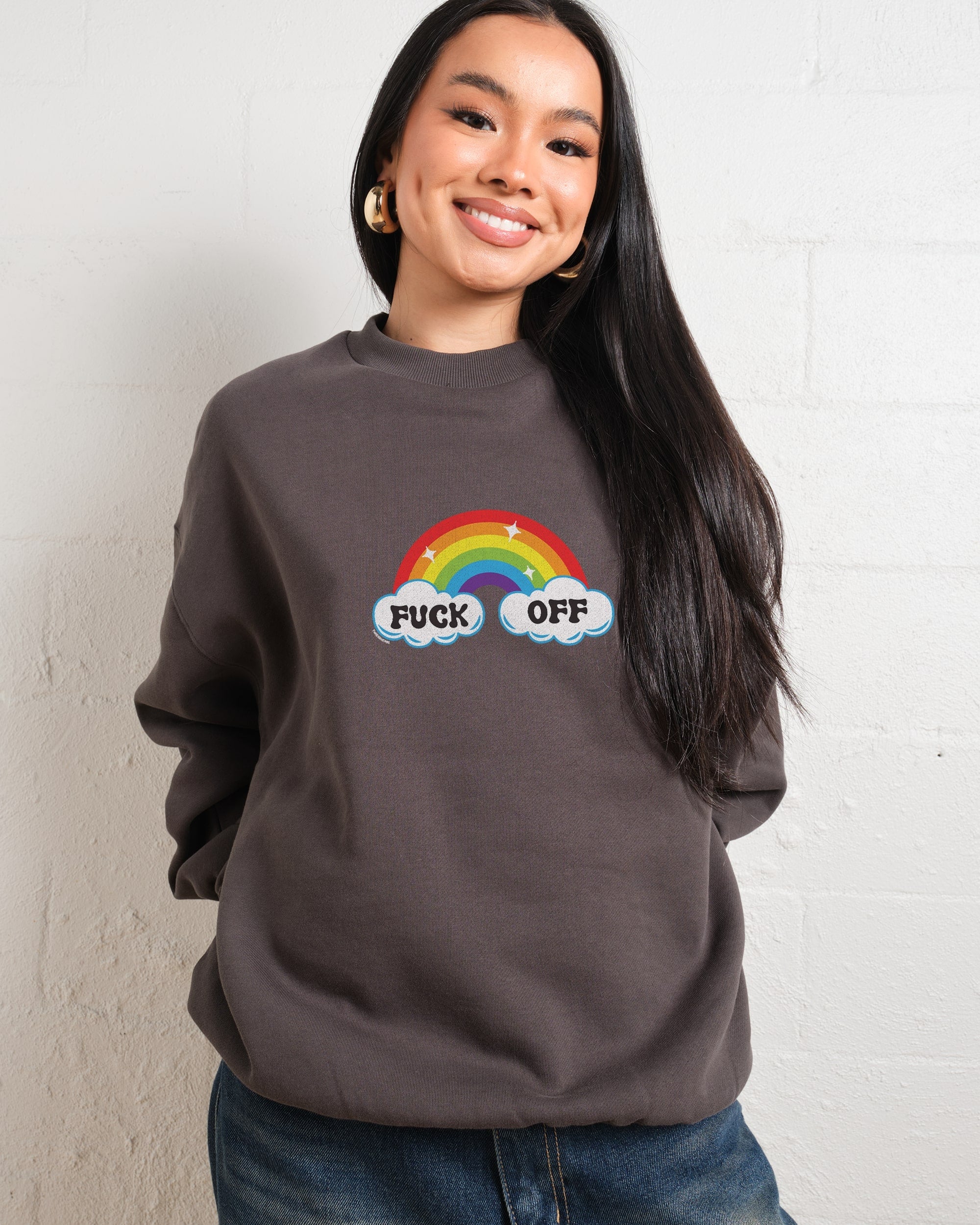 Fk Off Rainbow Sweatshirt Australia Online