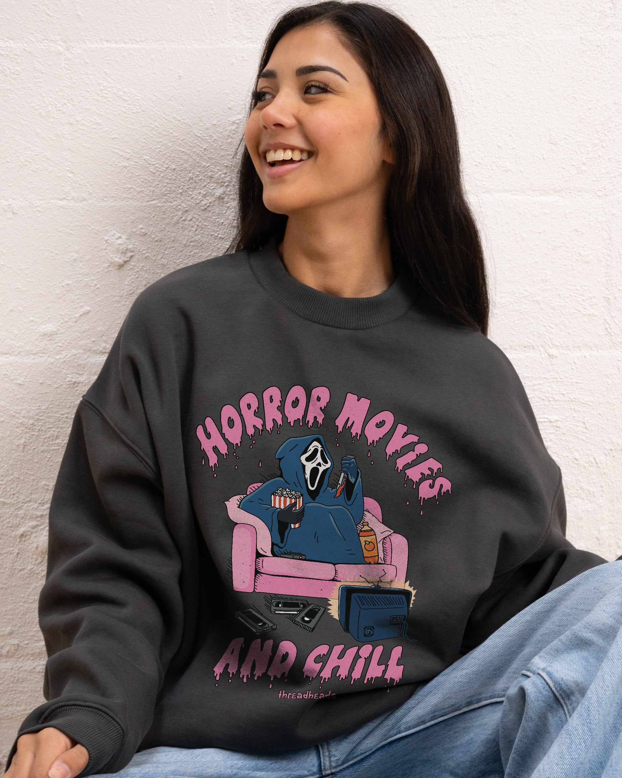 Horror Movies and Chill Sweatshirt