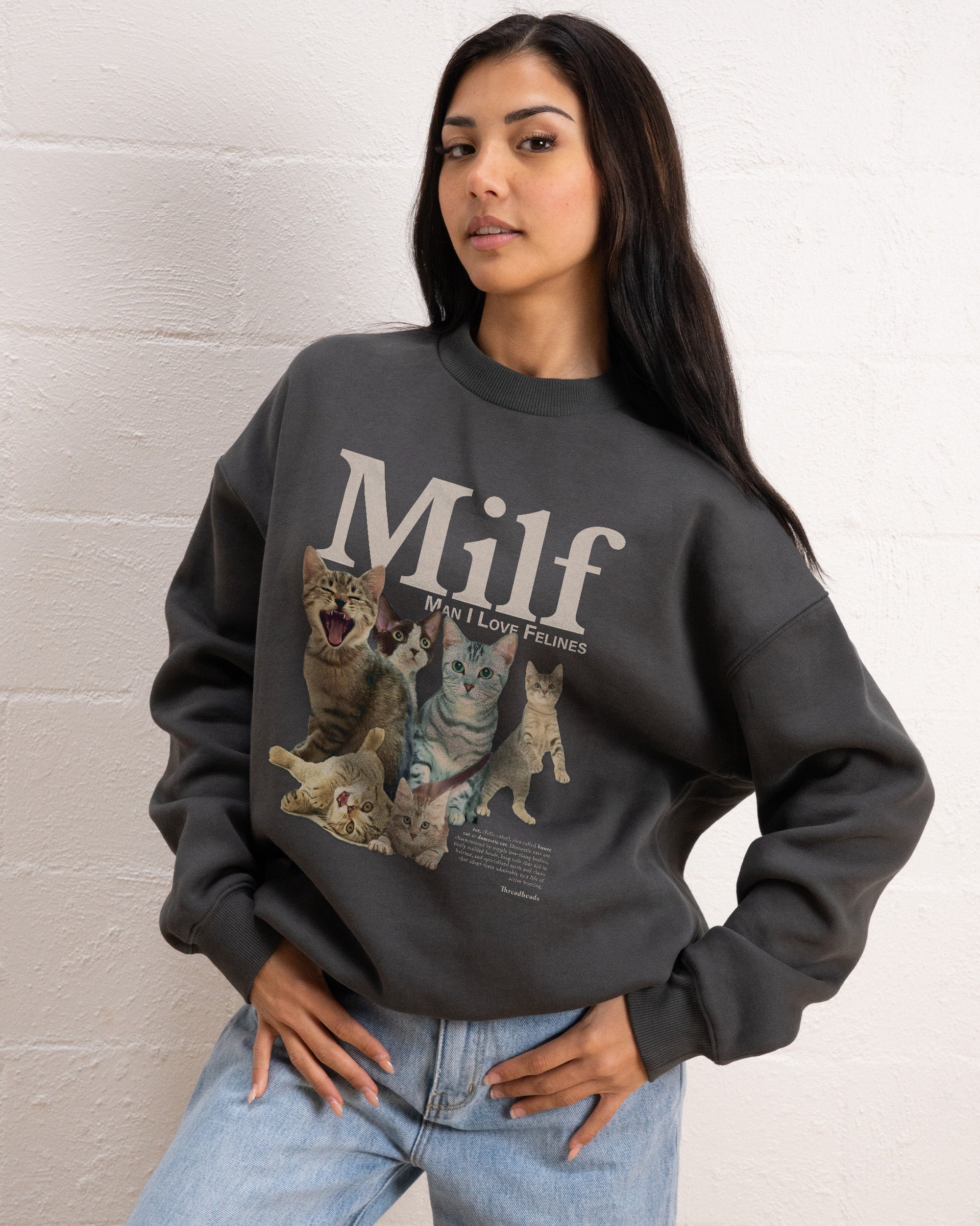 Man I Love Felines Sweatshirt