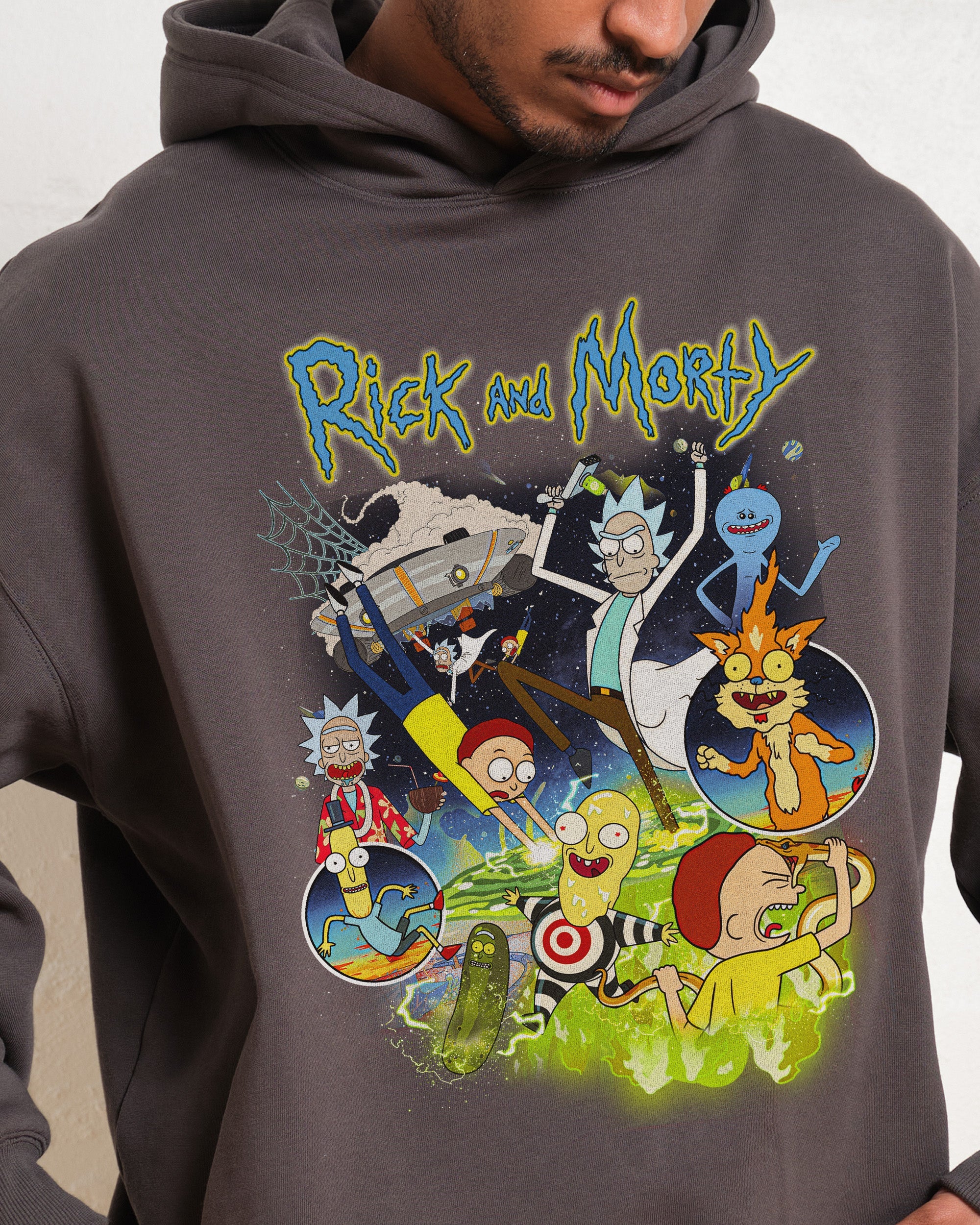 Rick and Morty Vintage Hoodie