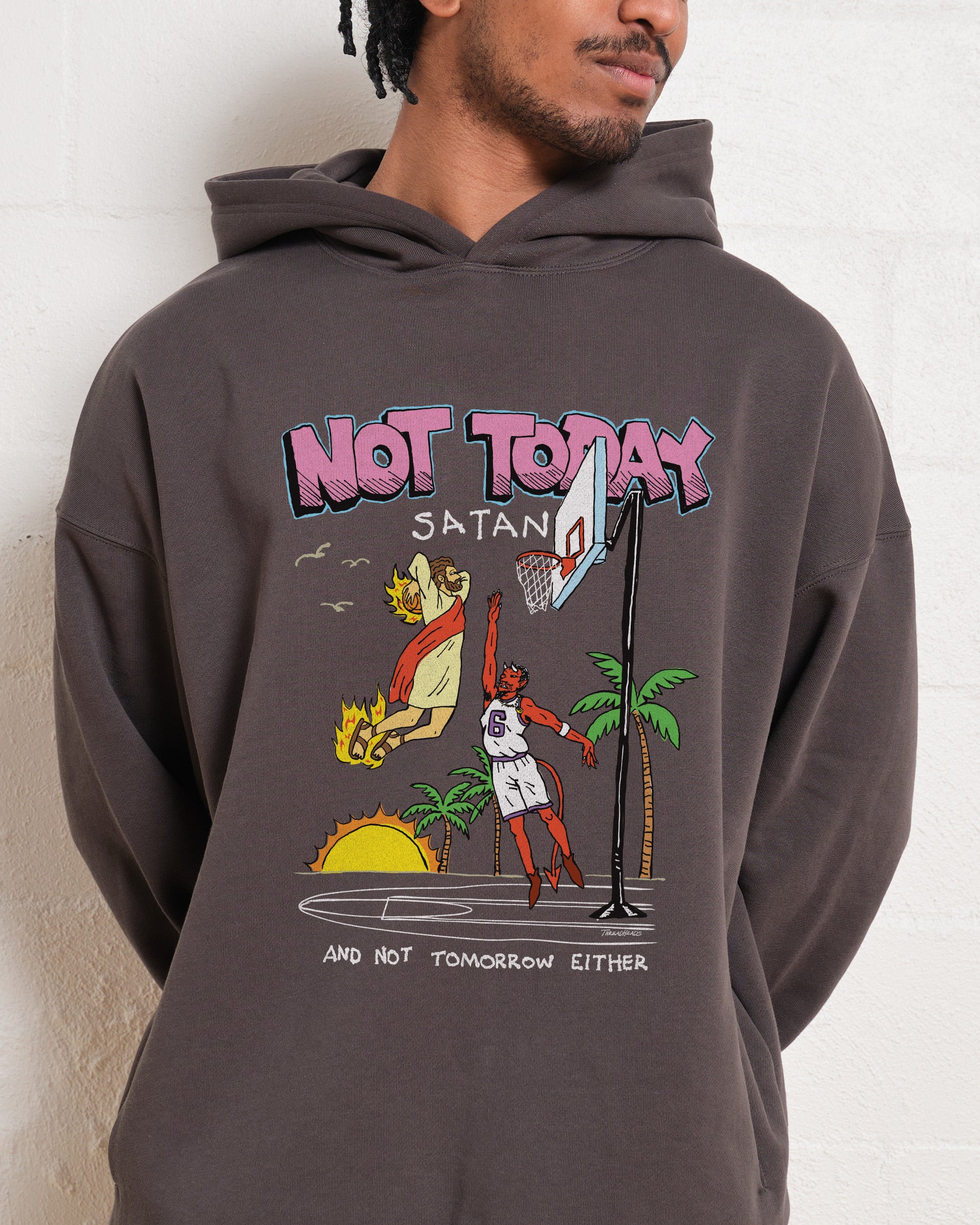 Not Today Satan Hoodie Australia Online