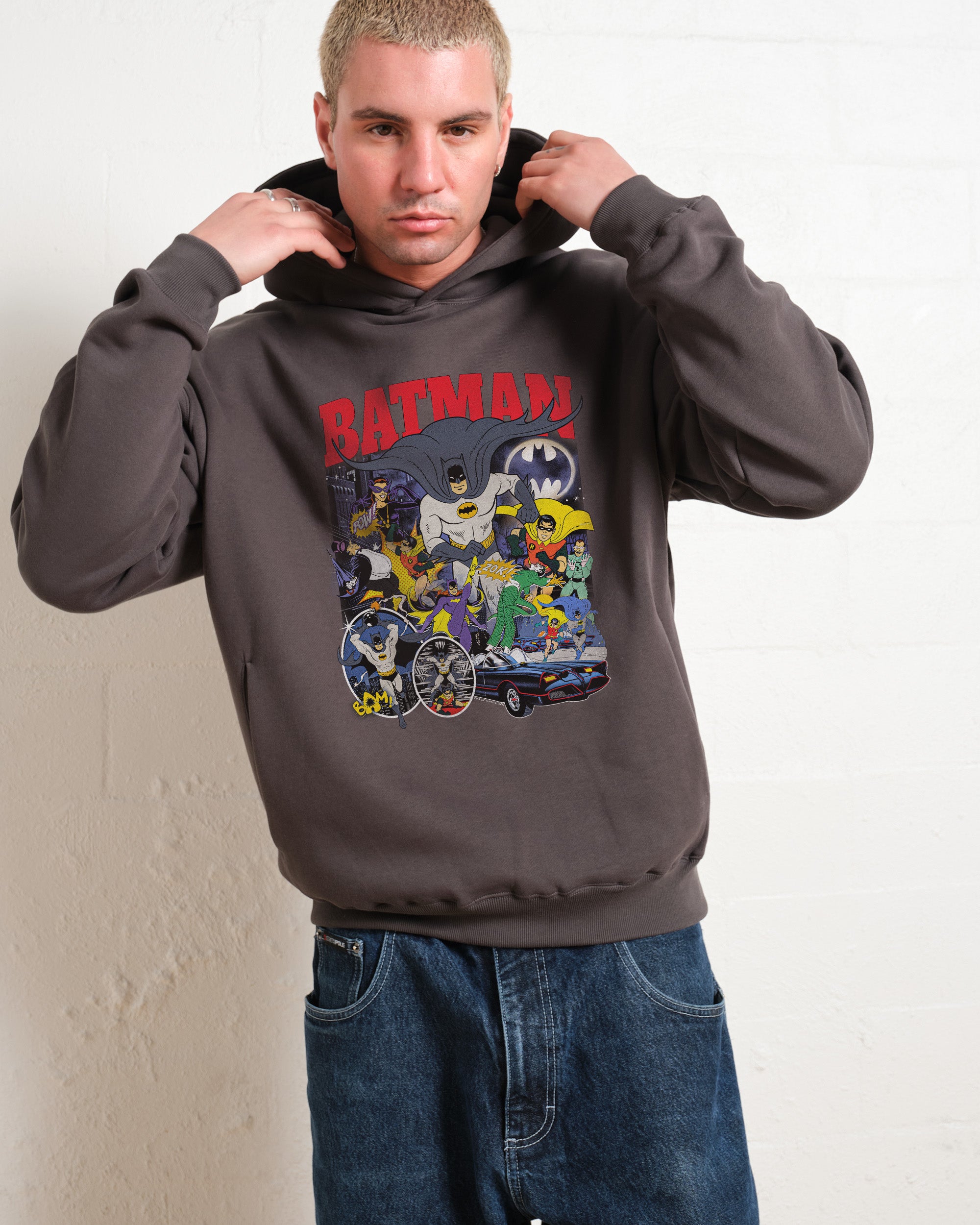 Batman Animated Vintage Hoodie Australia Online