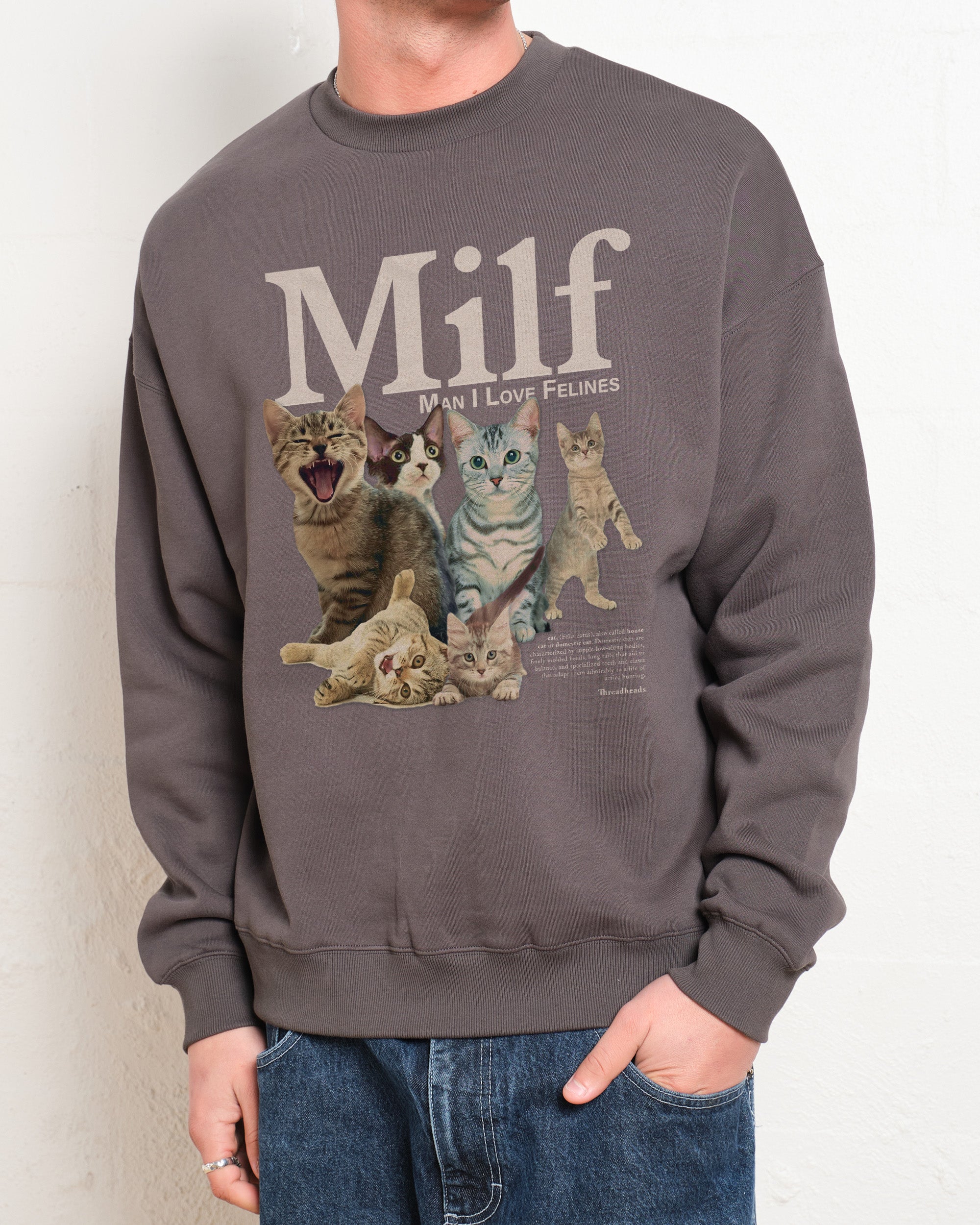 Man I Love Felines Sweatshirt Australia Online