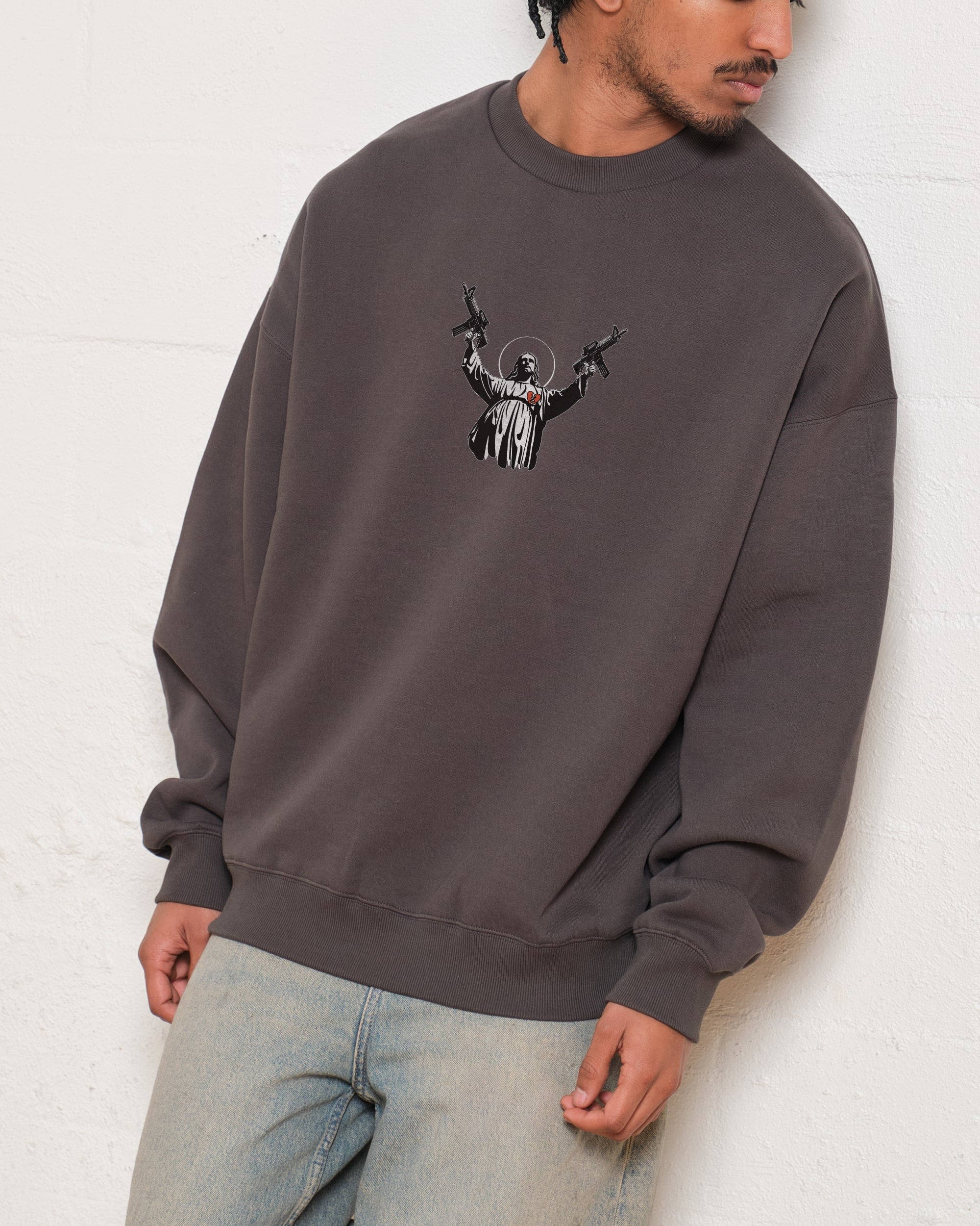 Machine Gun Christ Sweatshirt Australia Online