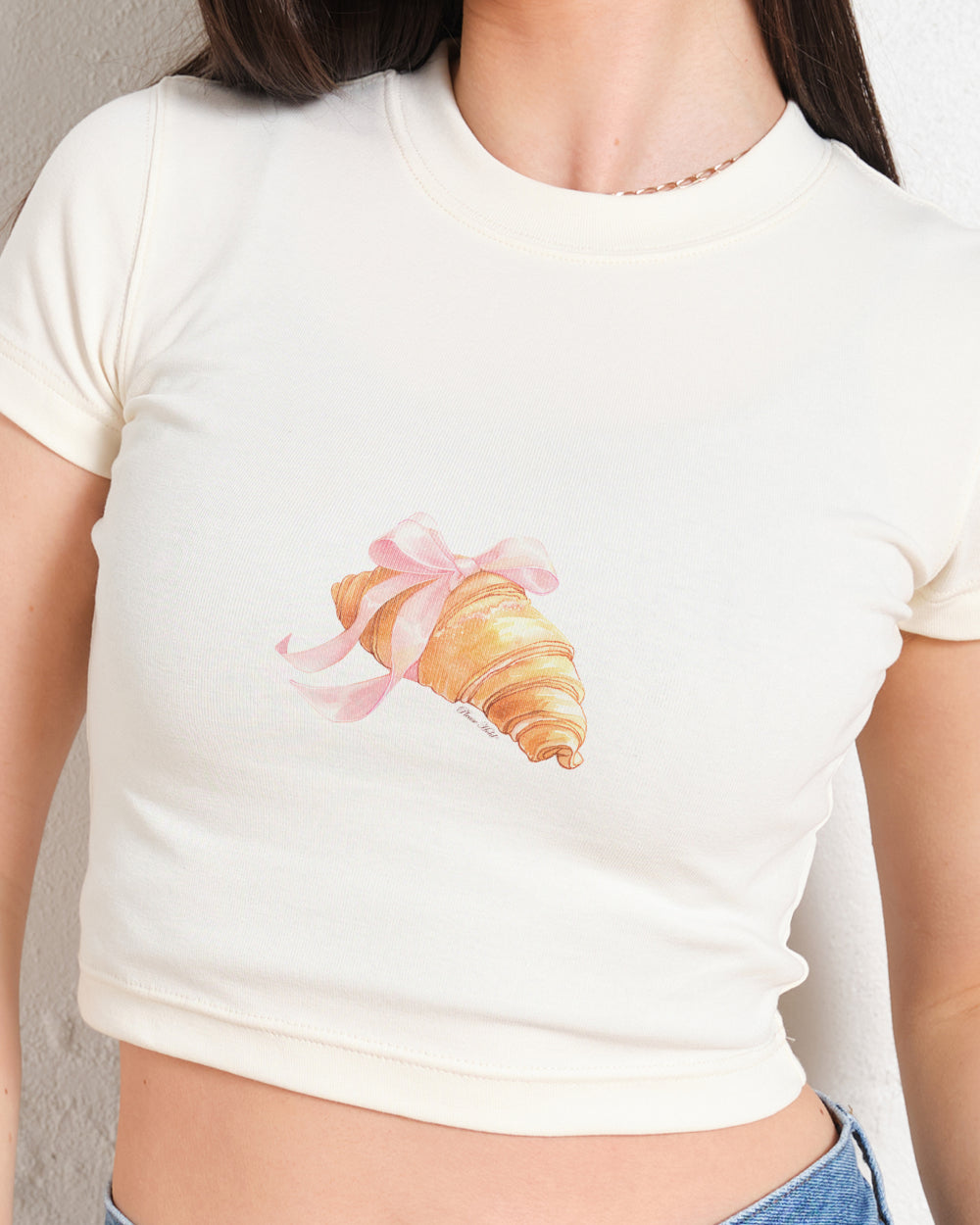 Croissant Baby Tee Graphic Baby Tee Australia Online