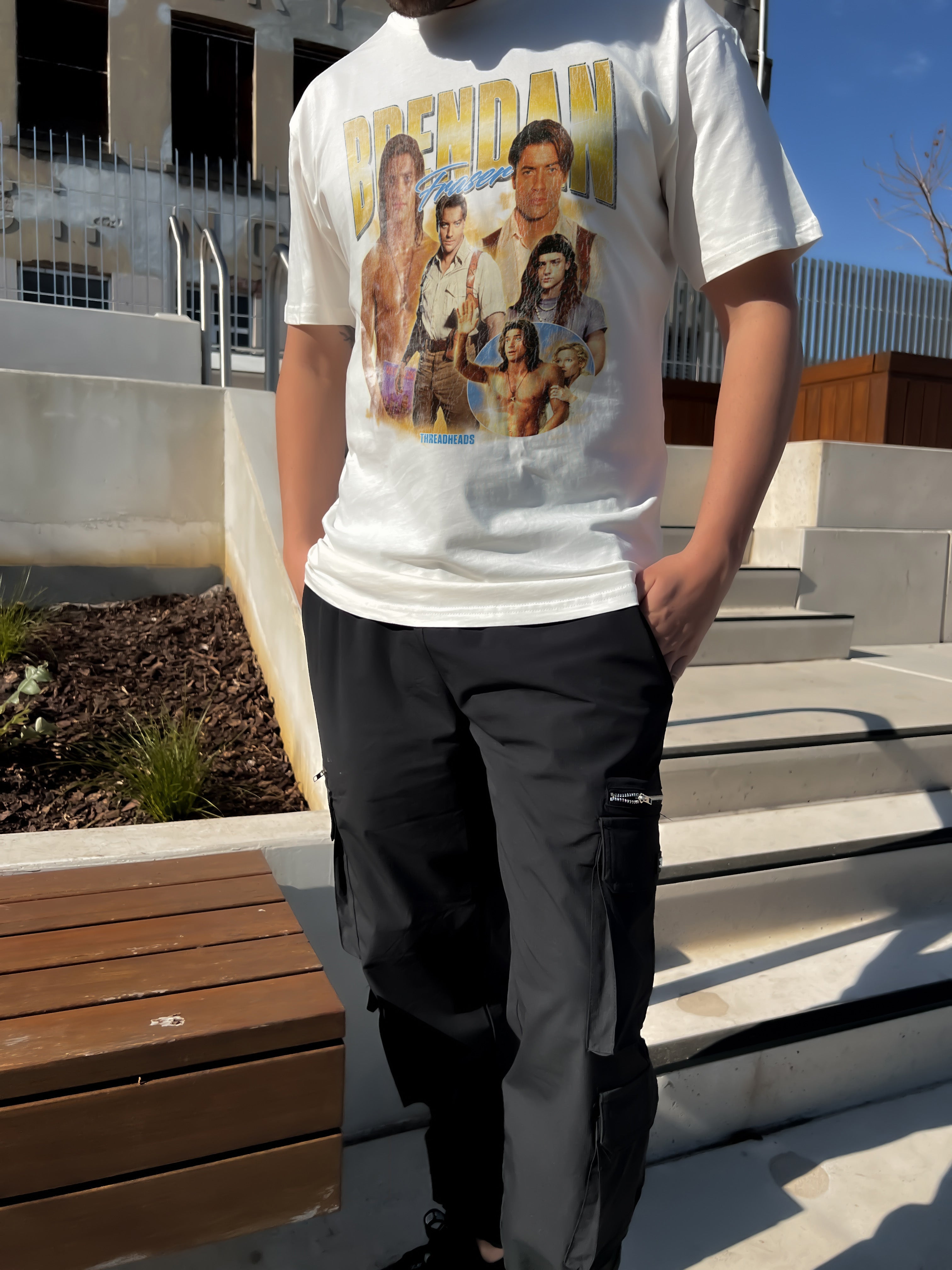 Brendan Fraser T-Shirt Australia Online Natural