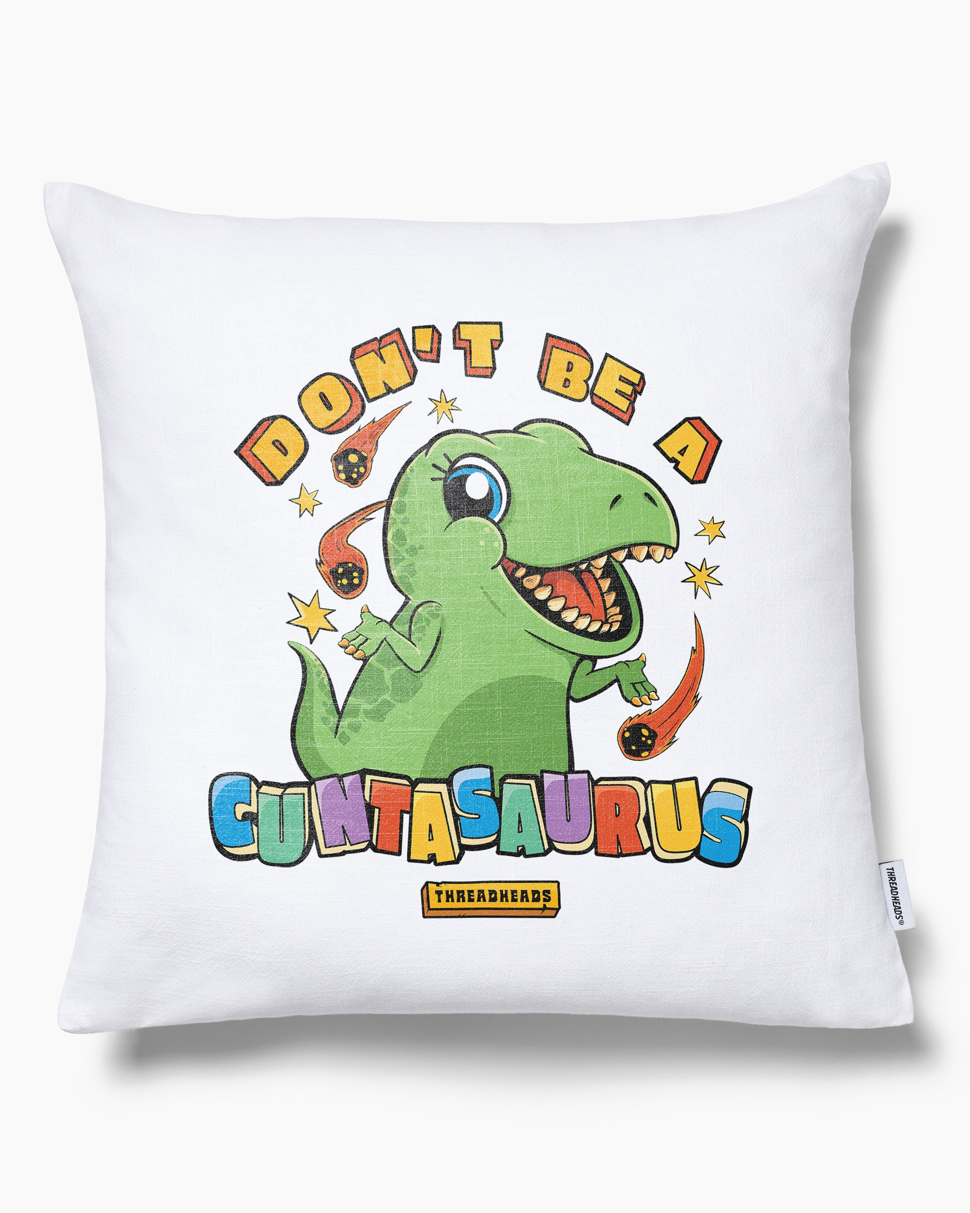 Don't Be a Cuntasaurus Cushion
