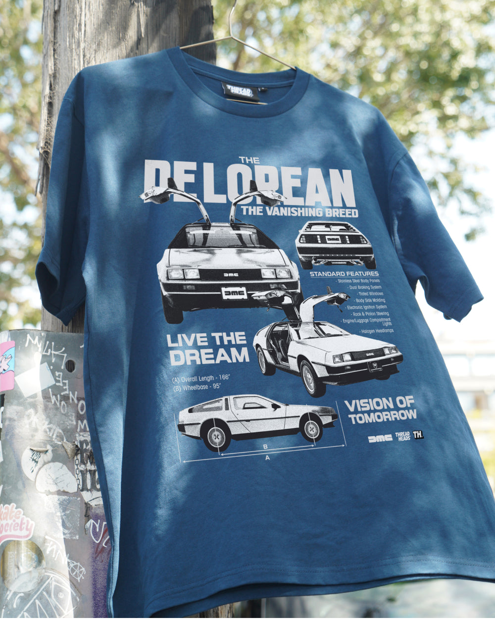 DeLorean Blueprint T-Shirt