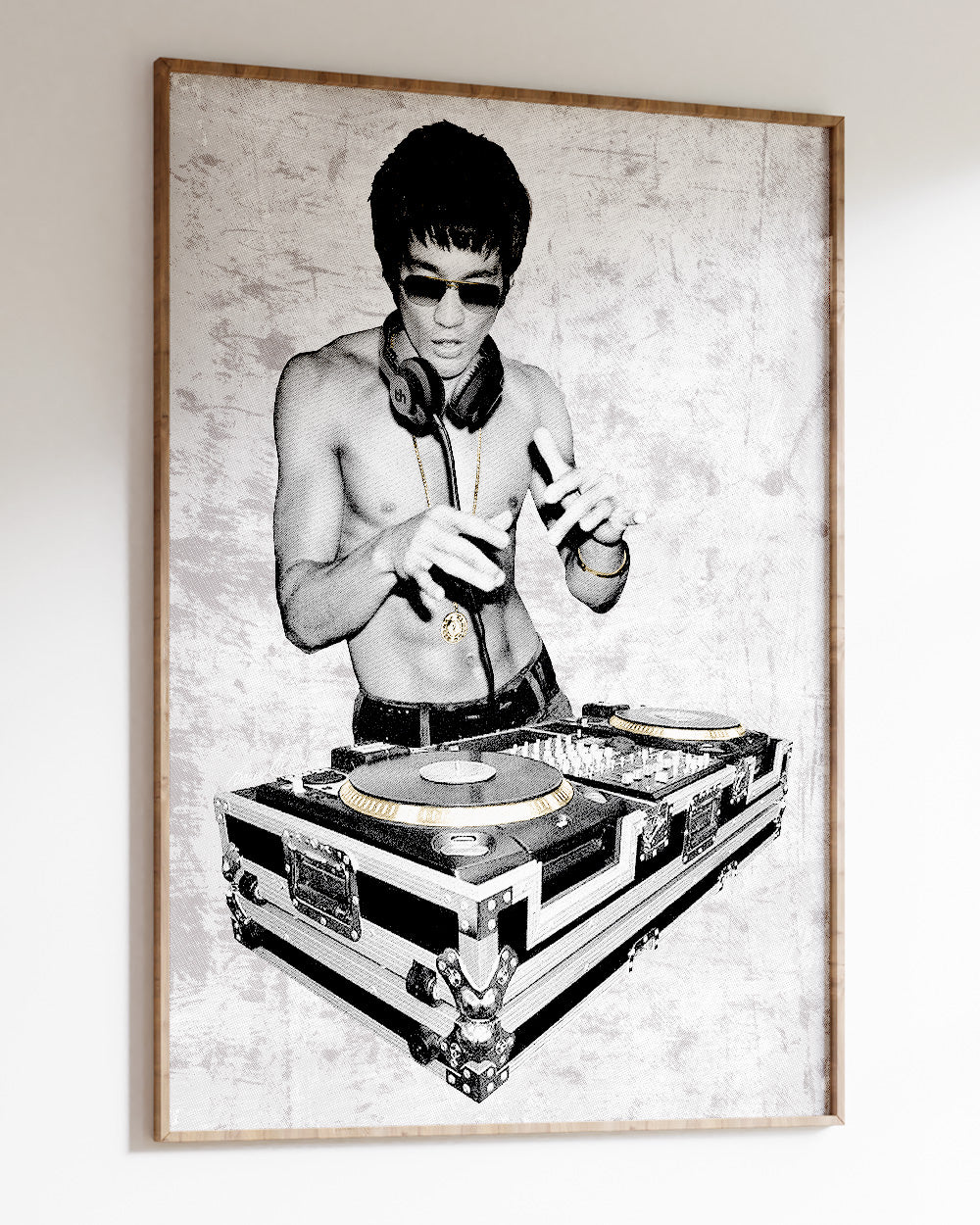 DJ Bruce Lee Art Print Small A4