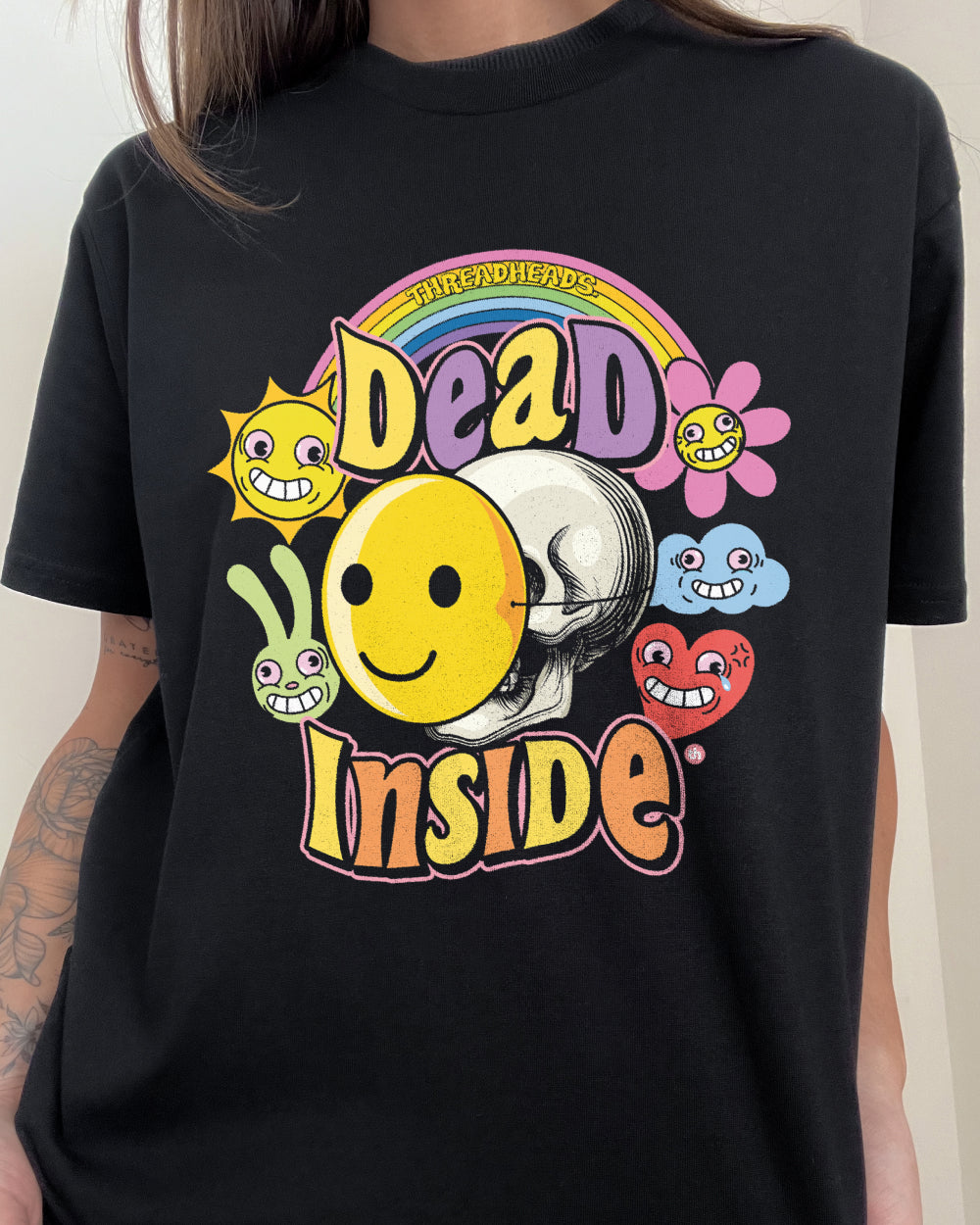 Dead Inside T-Shirt Australia Online #colour_black