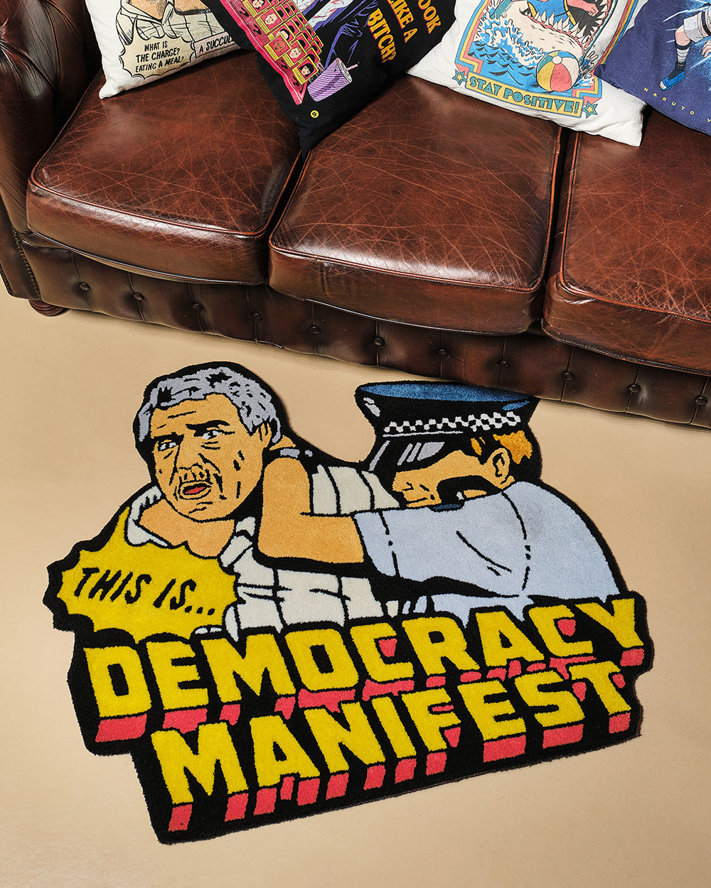 This is Democracy Manifest Tufted Rug | Threadheads Exclusive