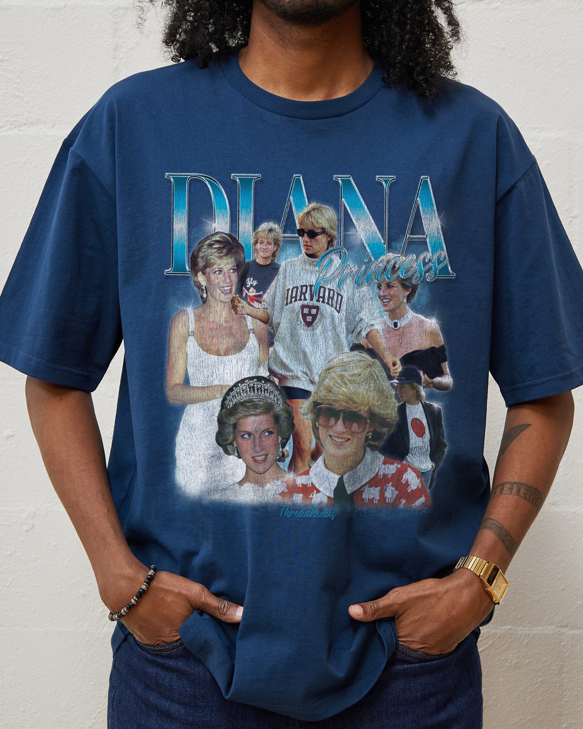 Princess Diana T-Shirt Australia Online #colour_navy