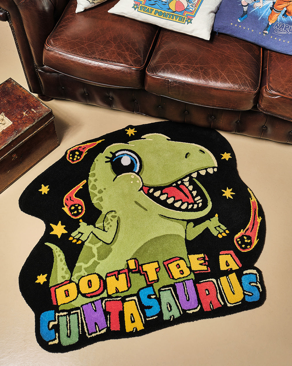 Don't Be A Cuntasaurus Tufted Rug | Threadheads Exclusive