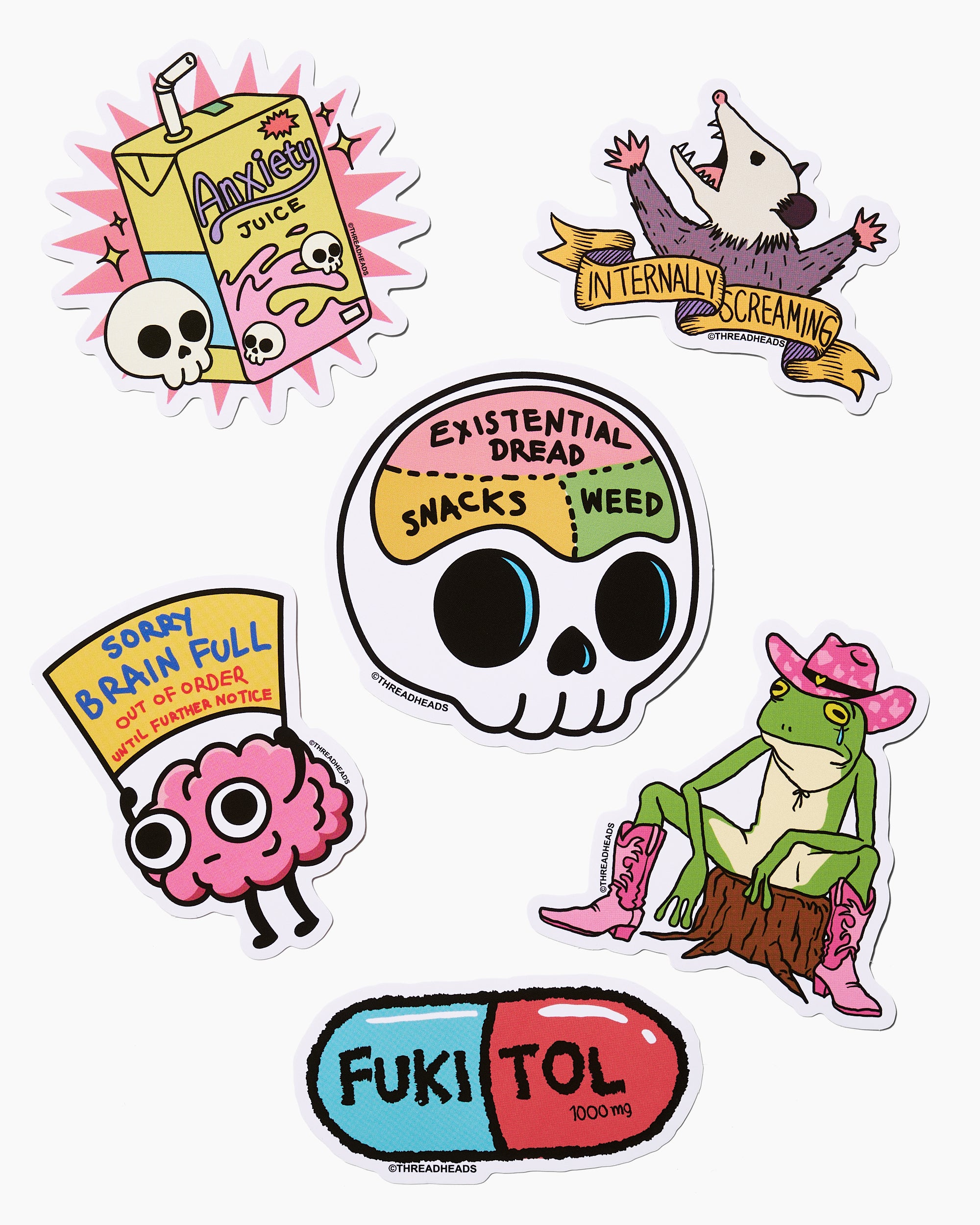 The Dread Sticker Pack