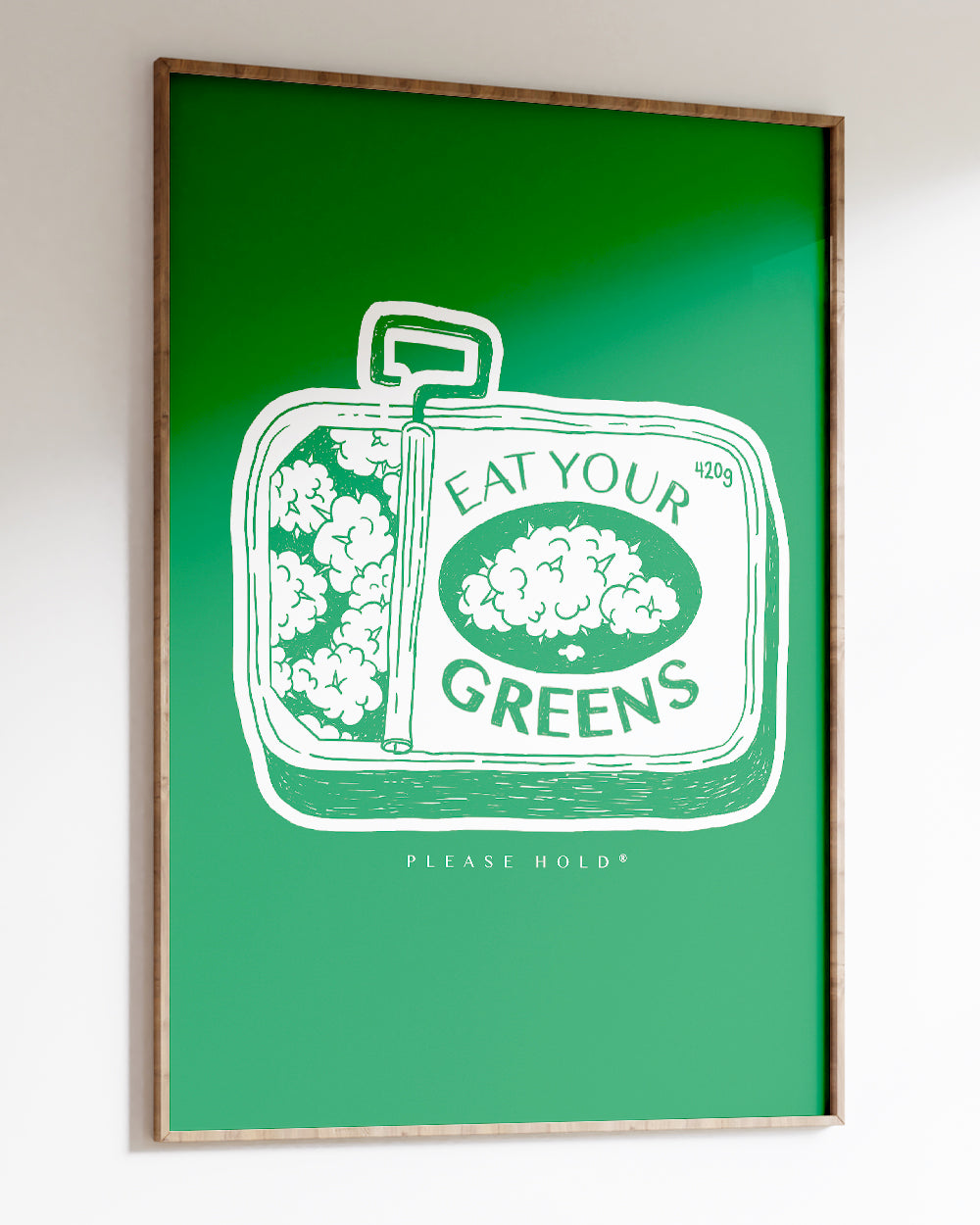 Eat Your Greens Art Print