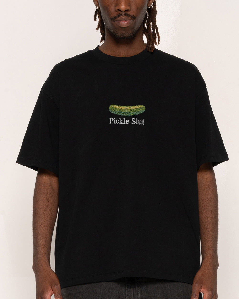 Pickle Slut Oversized Embroidered Tee
