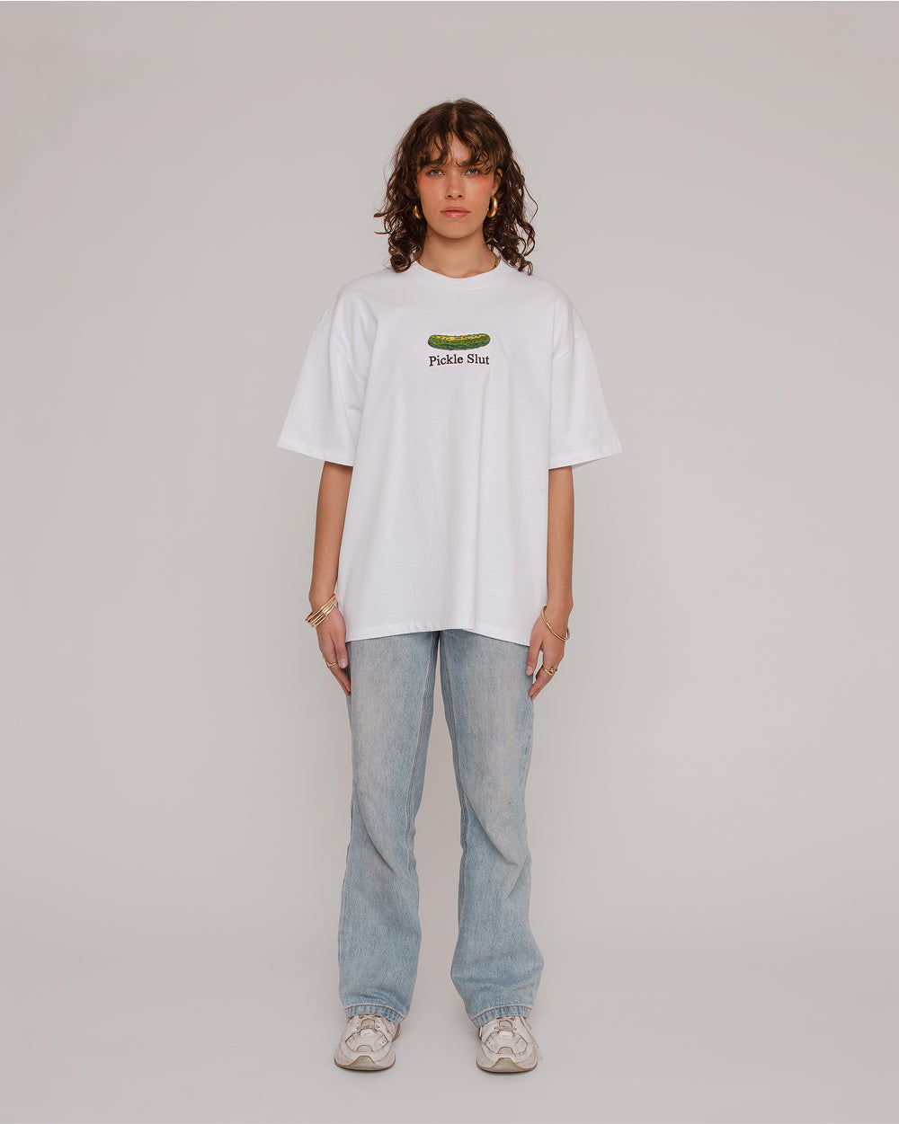 Pickle Slut Oversized Embroidered Tee Threadheads Australia Online