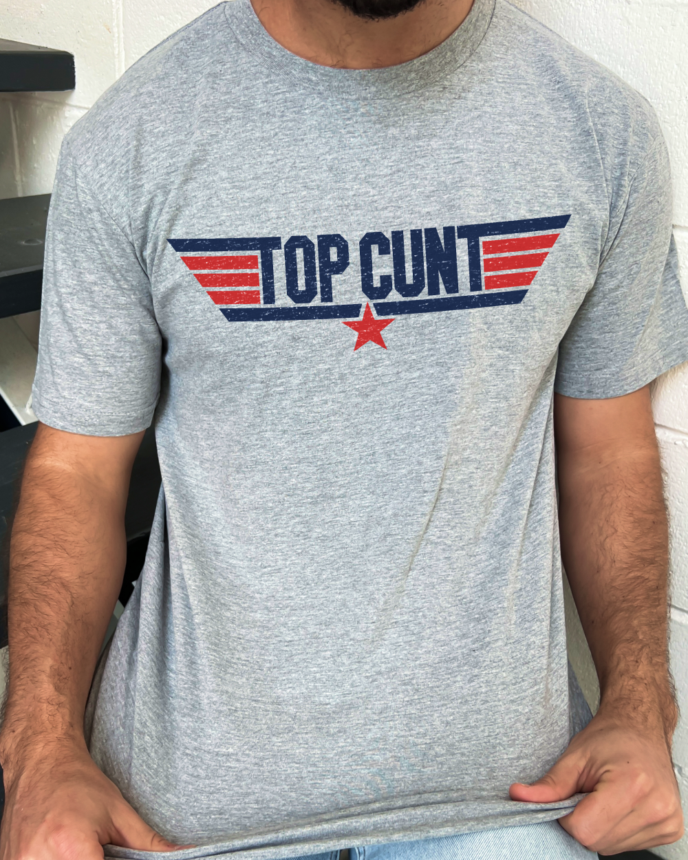 Top Cunt T-Shirt Australia Online #colour_grey
