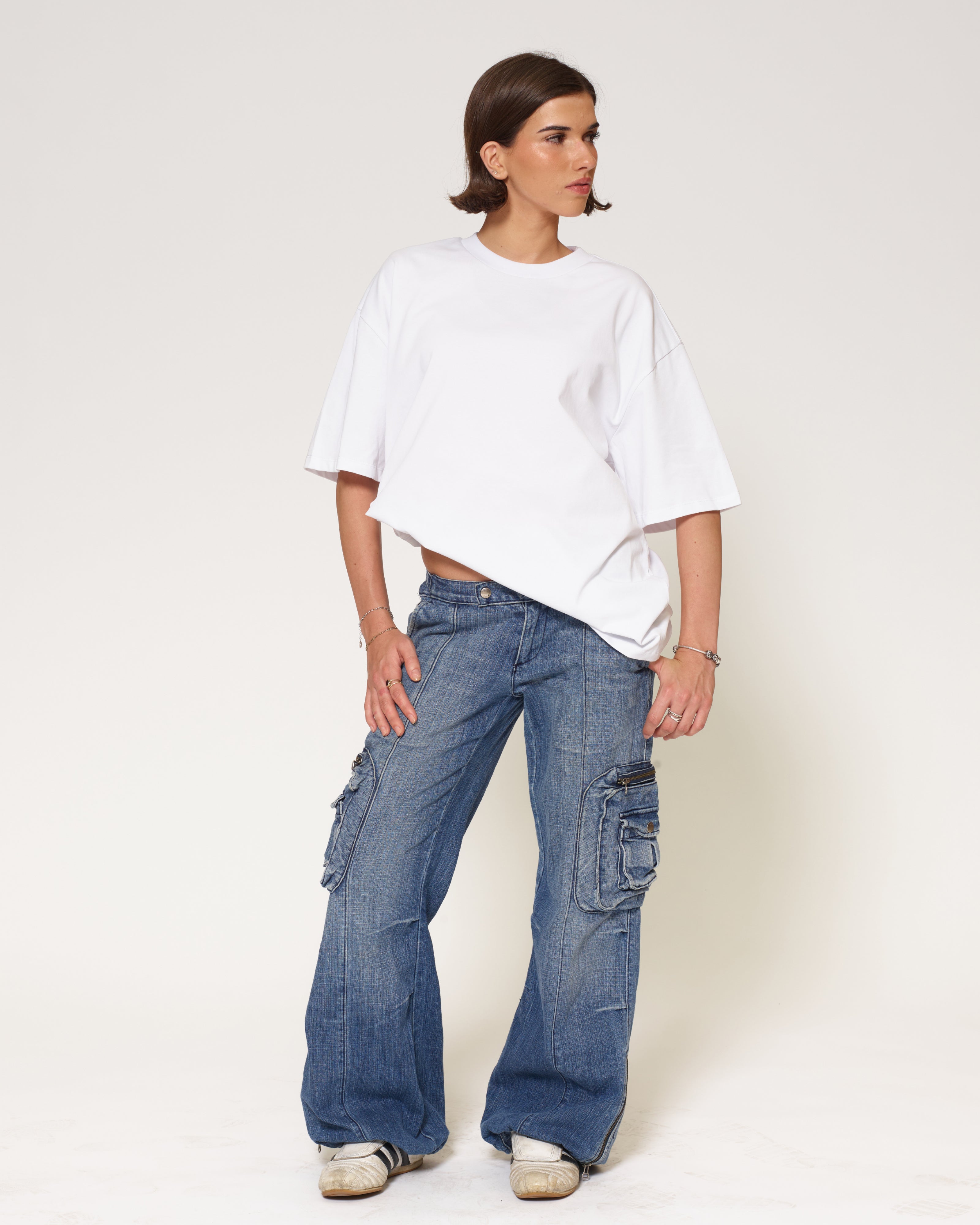 Oversized Tee 2-Pack: White Blank Oversized Tee – view 5