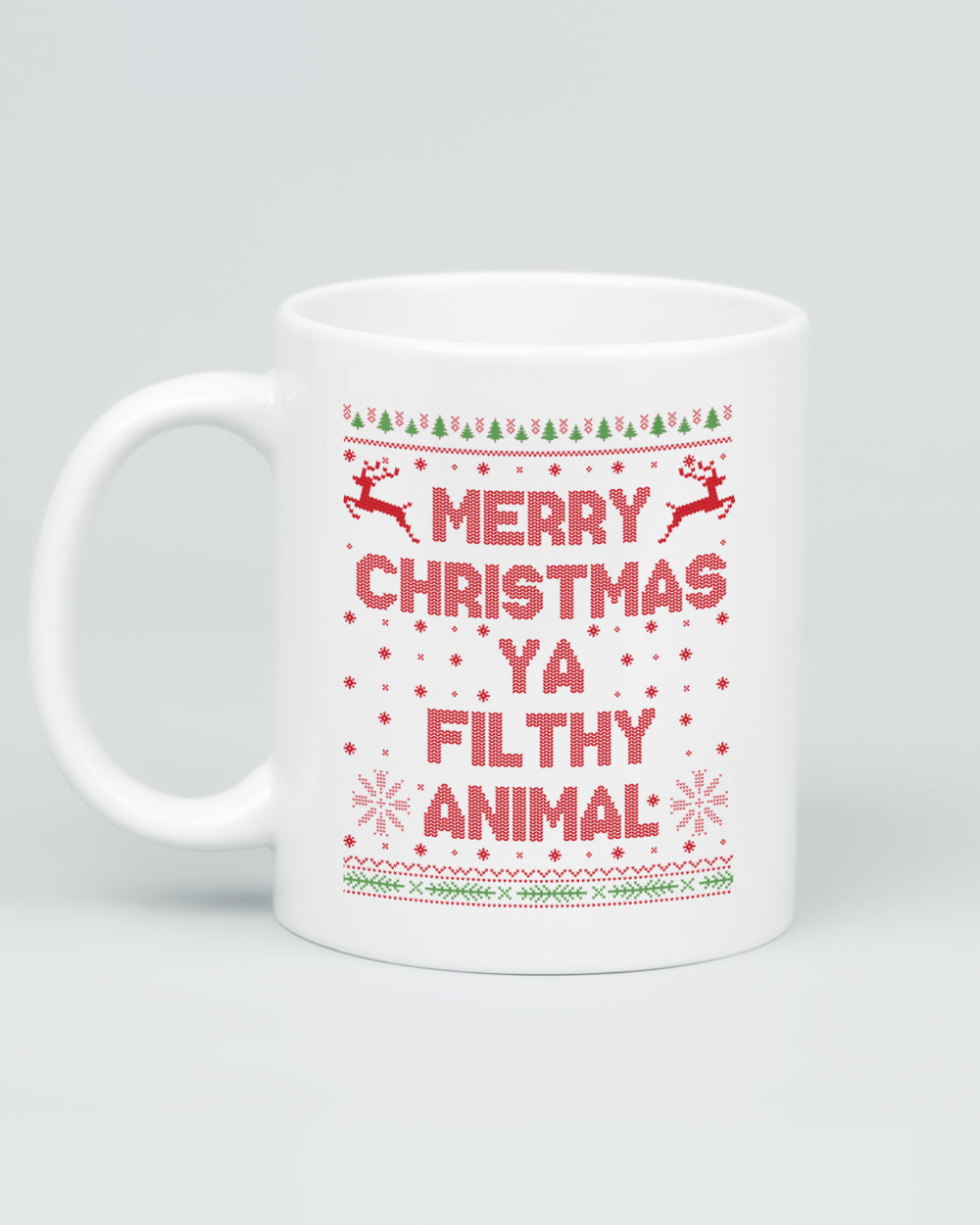 Merry Christmas Ya Filthy Animals Mug | Threadheads