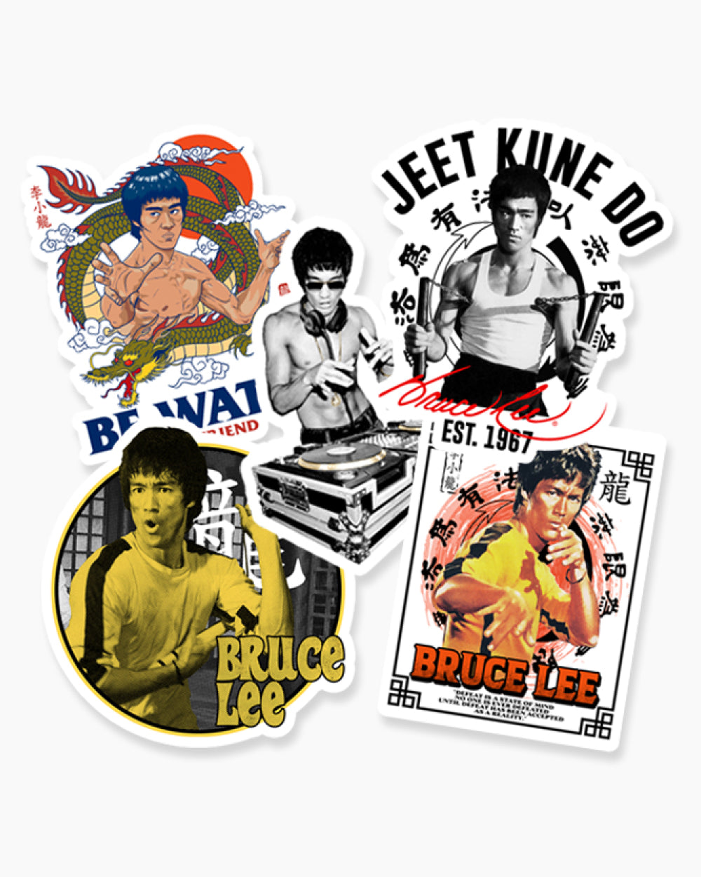 The Bruce Lee Sticker Pack