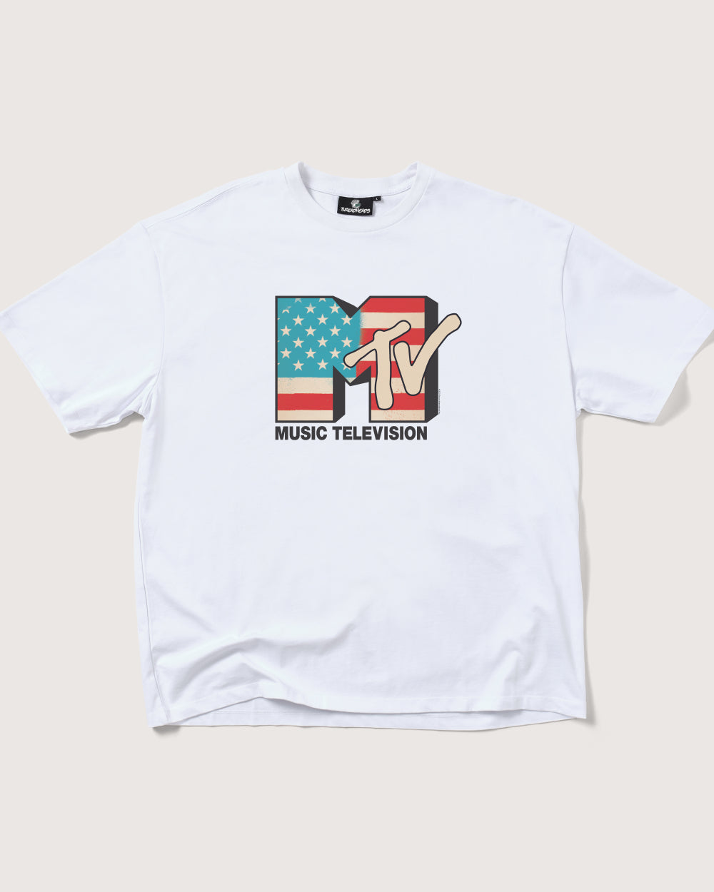 USA MTV Logo Oversized Tee Threadheads Australia Online