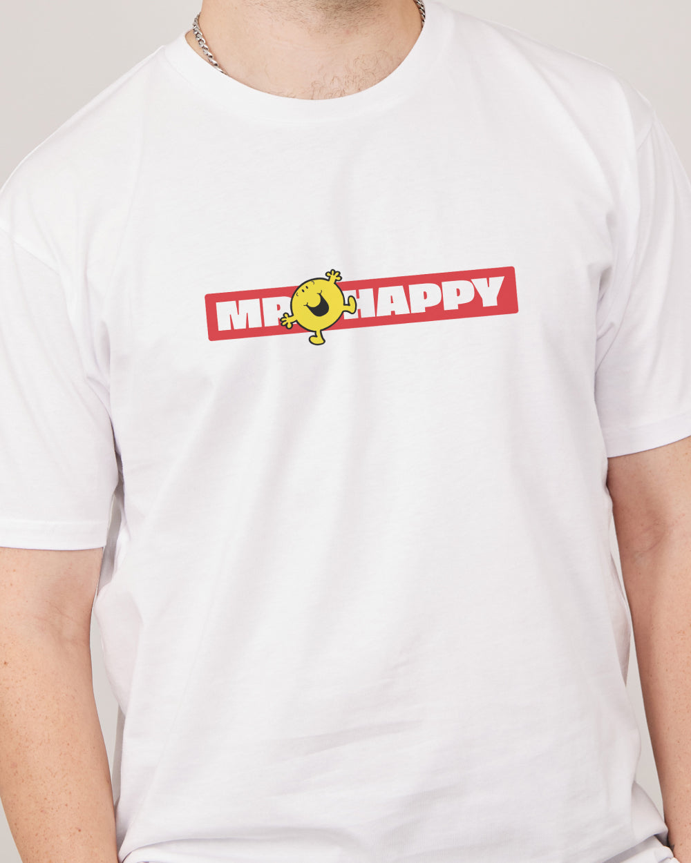 Mr. Happy T-Shirt Australia Online #colour_white