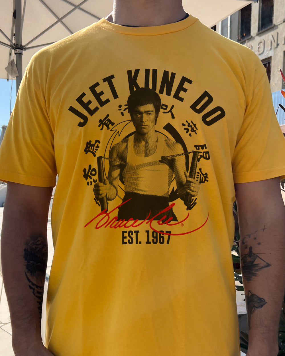 Jeet Kune Do T-Shirt Australia Online #colour_yellow