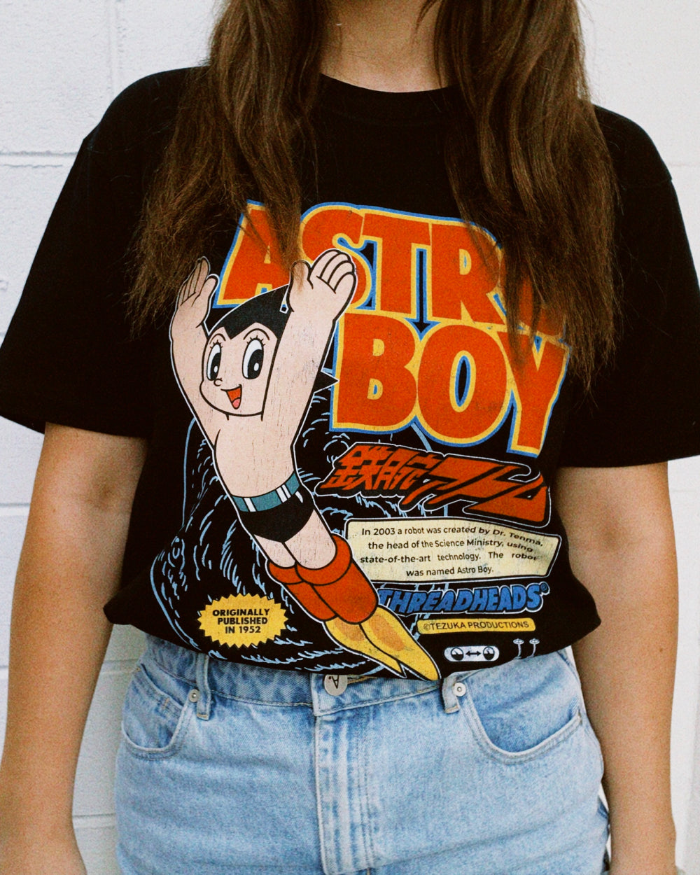 Astro Boy Vintage T-Shirt Australia Online #colour_black