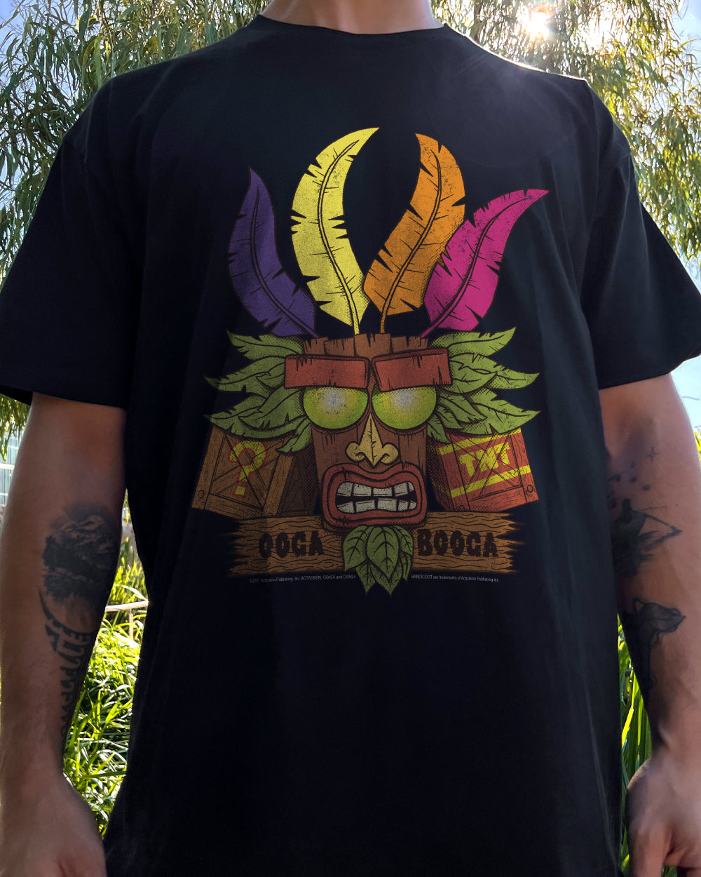 Aku Aku Ooga Booga T-Shirt Australia Online #colour_black