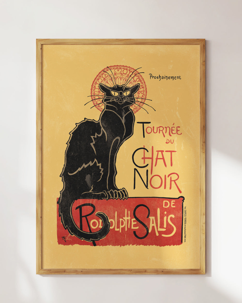 Tournee Du Chat Noir Art Print