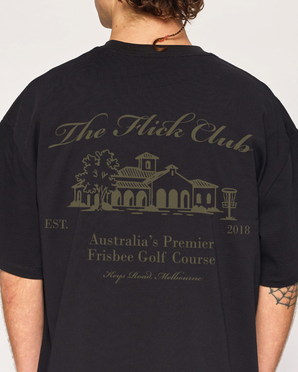 The Flick Club Oversized Tee | Graphic Oversized Tee