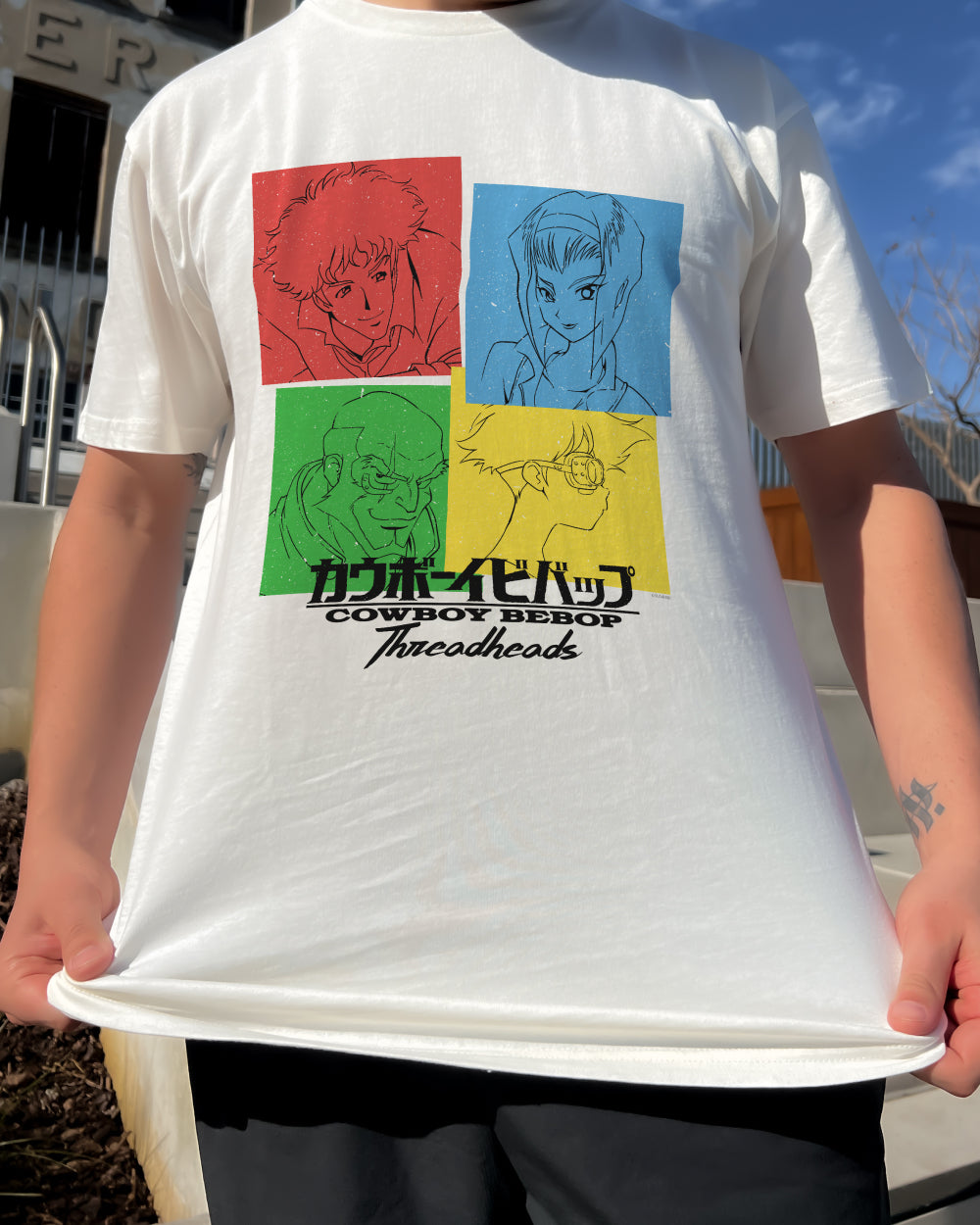 Group Pop Art T-Shirt Australia Online #colour_white