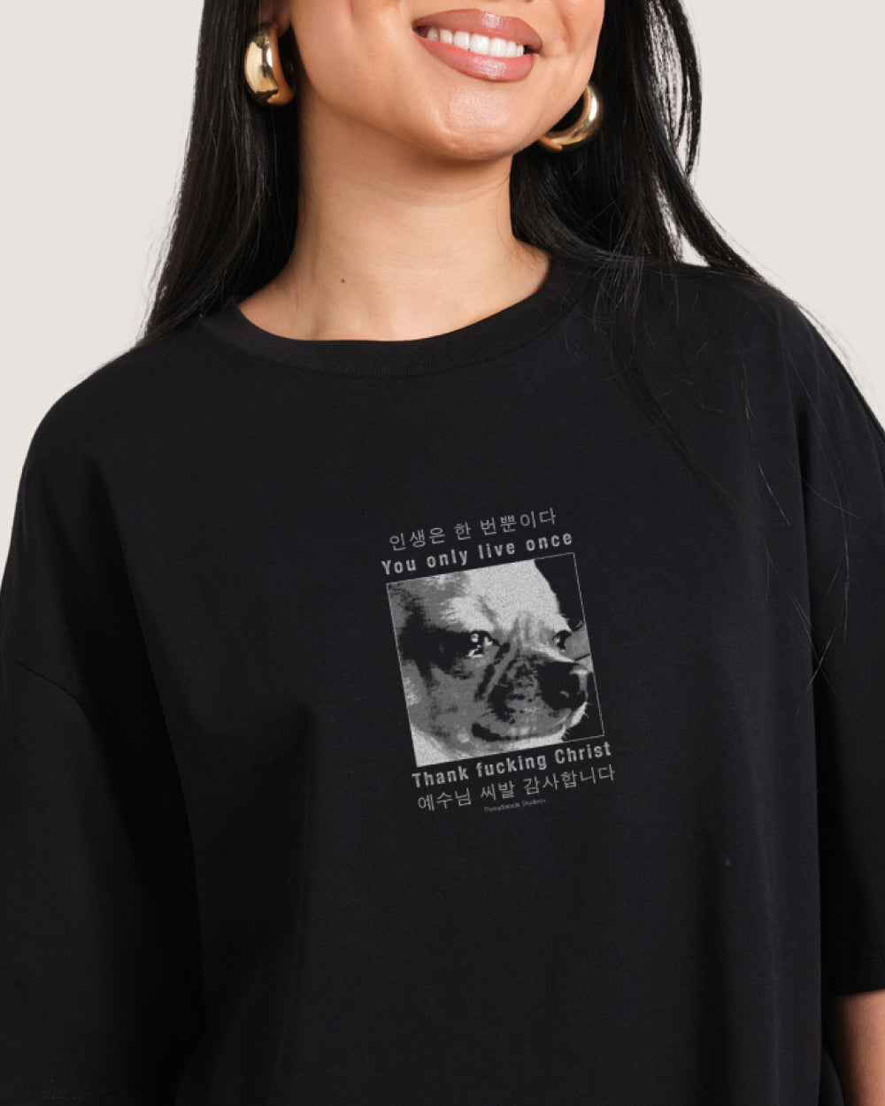 You Only Live Once Oversized Tee