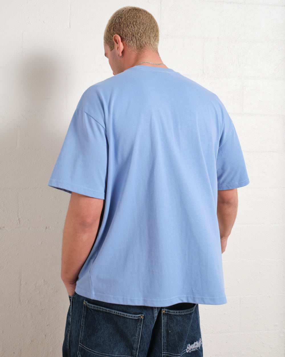 Oversized Tee 2 Pack: Powder Blue, Brown